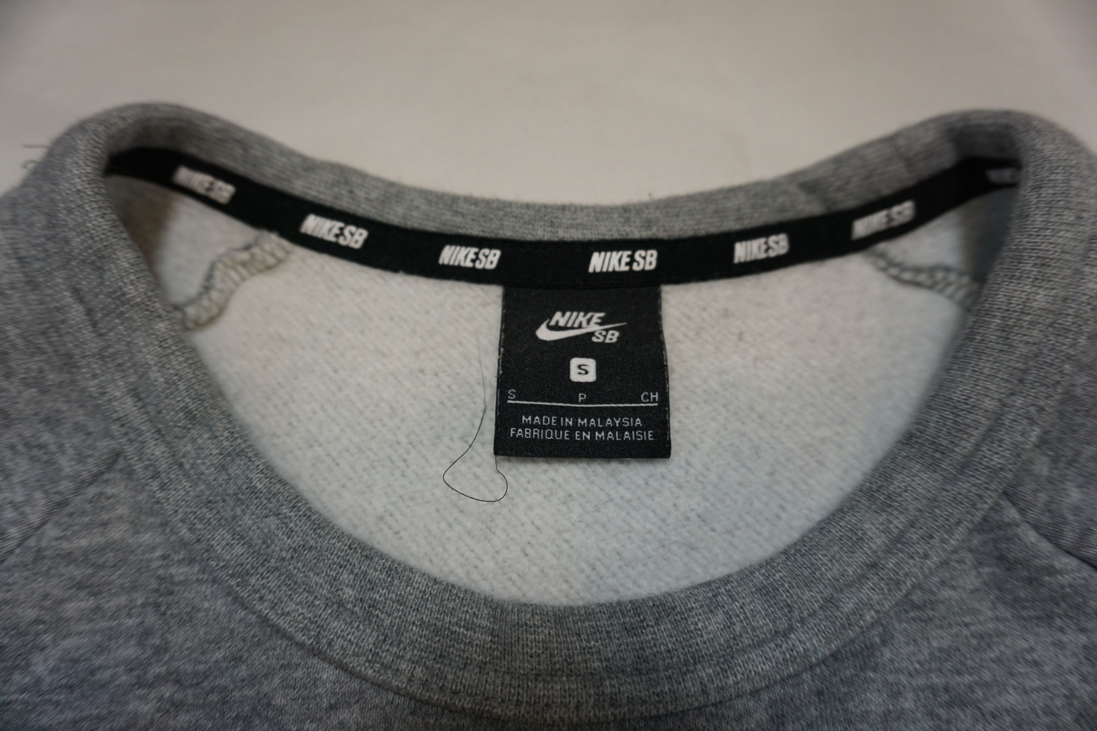 Nike Nike SB crewneck sweater / grey / orange Size US S / EU 44-46 / 1 - 3 Thumbnail