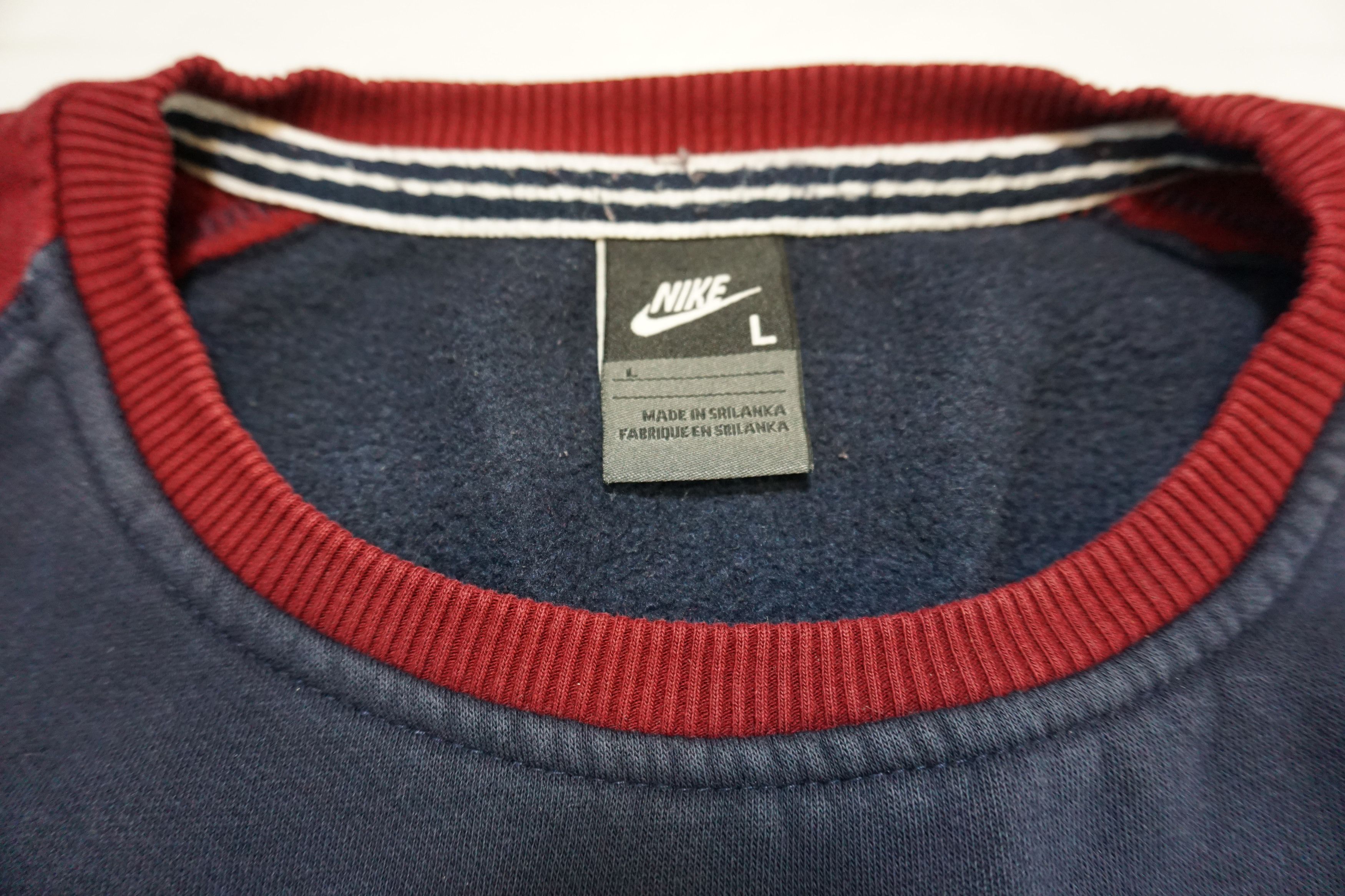 Nike Nike Air Max crewneck sweater / blue / maroon / white Size US L / EU 52-54 / 3 - 4 Thumbnail