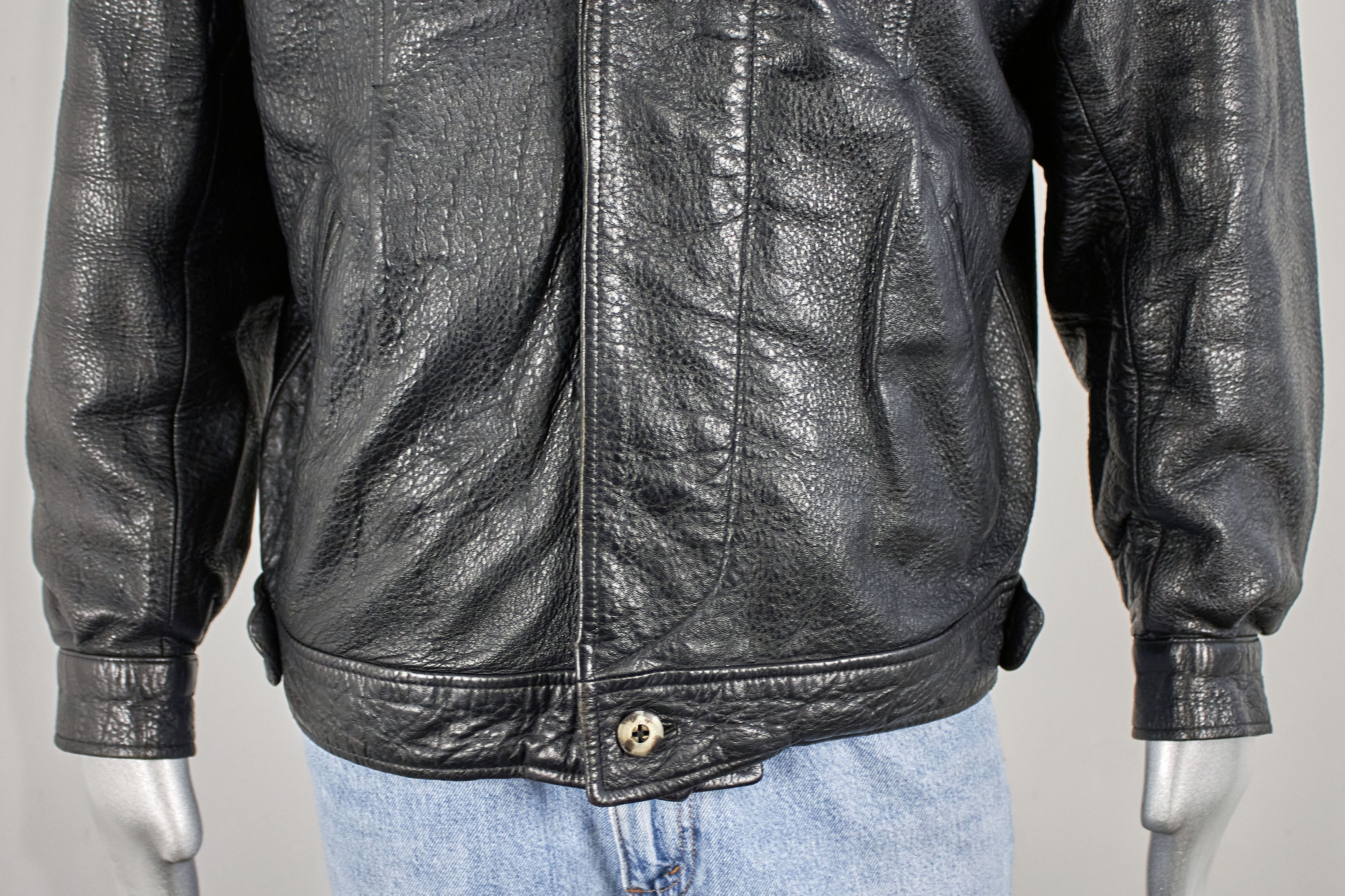Vintage Vintage 80s Designer Deerskin Leather Italian Mens Jacket Size US L / EU 52-54 / 3 - 9 Thumbnail