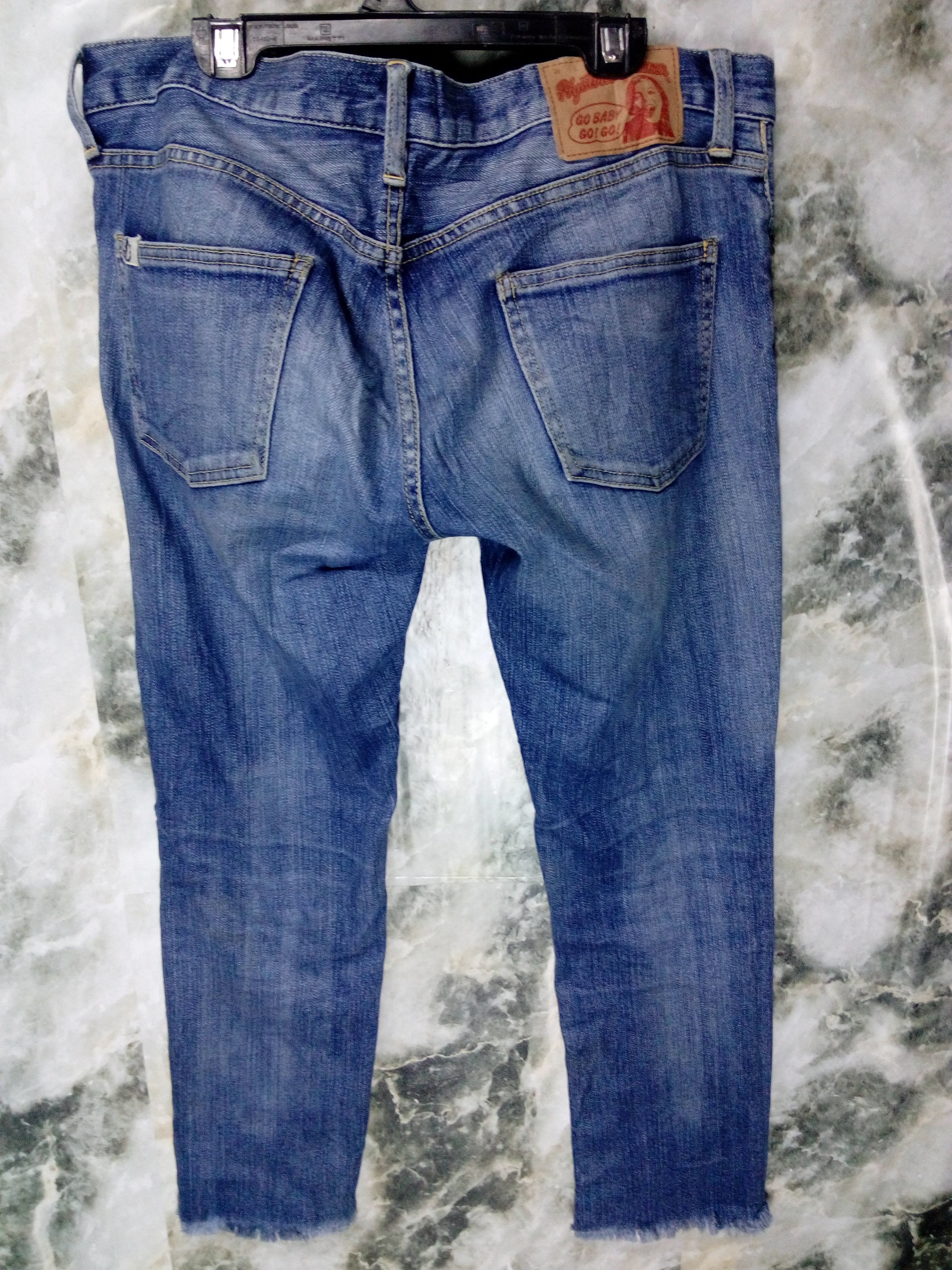 Hysteric Glamour × Japanese Brand Japan Brand Hysteric Glamour Crop Denim Non Selvedge Pant Size US 33 - 4 Thumbnail