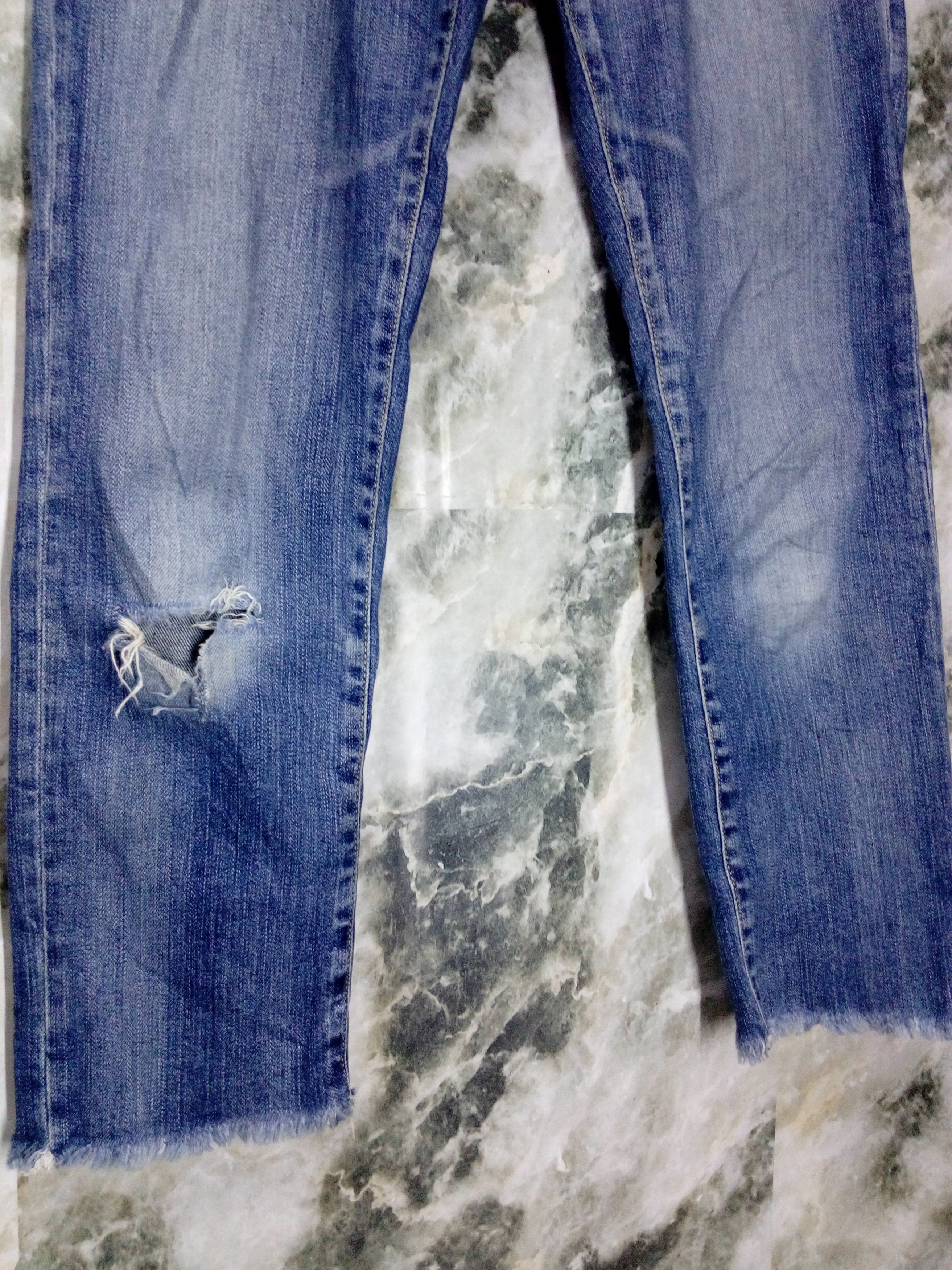 Hysteric Glamour × Japanese Brand Japan Brand Hysteric Glamour Crop Denim Non Selvedge Pant Size US 33 - 2 Thumbnail