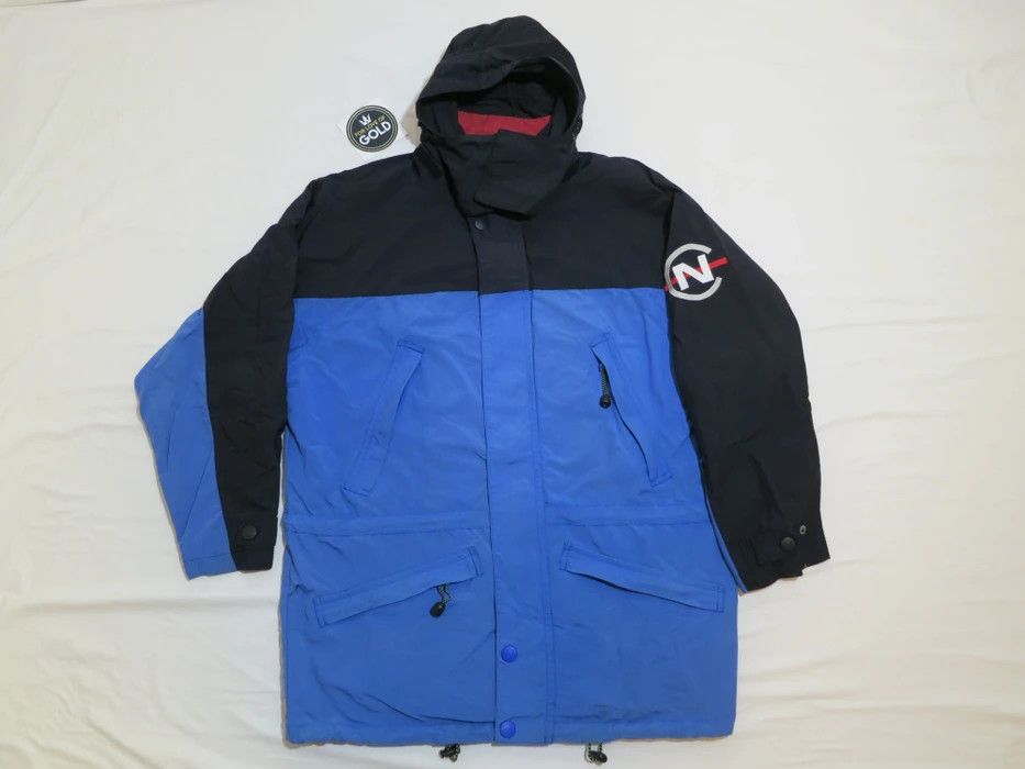 Nautica Vintage Nautica Competition parka jacket blue black Size US L / EU 52-54 / 3 - 3 Thumbnail