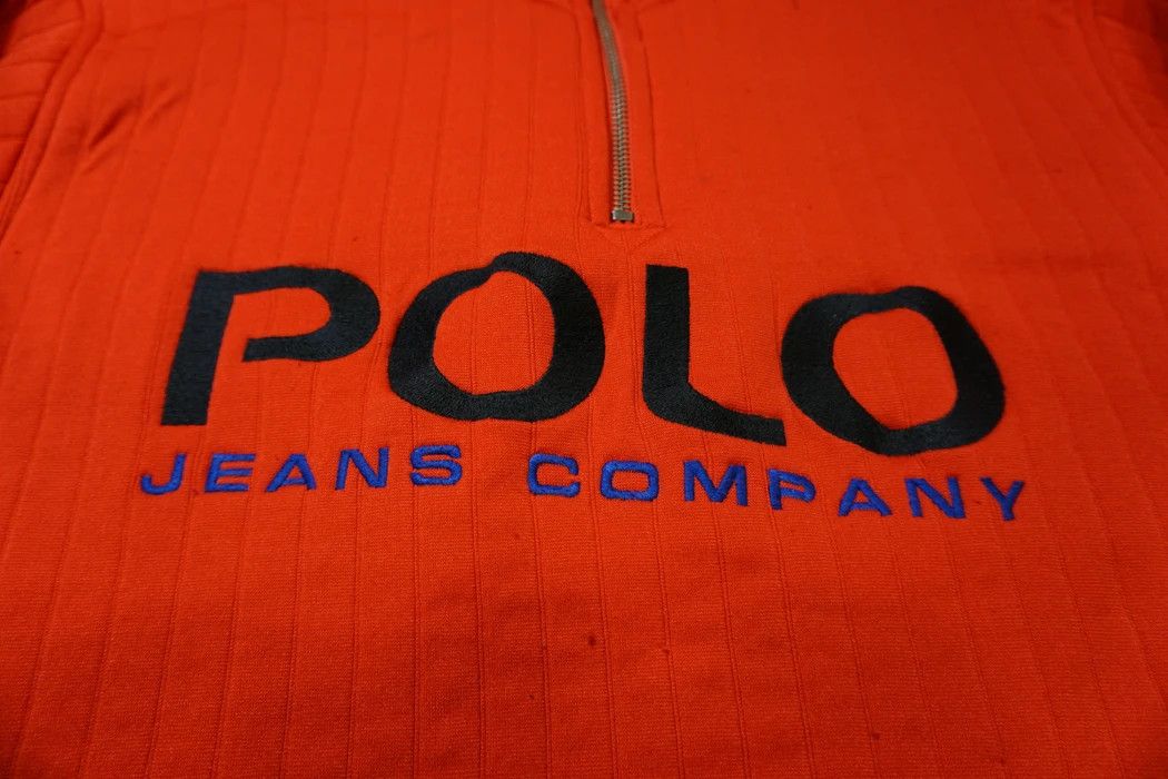 Polo Ralph Lauren Vintage Polo Jeans Company big logo quarter zip red sweater Size US M / EU 48-50 / 2 - 3 Thumbnail