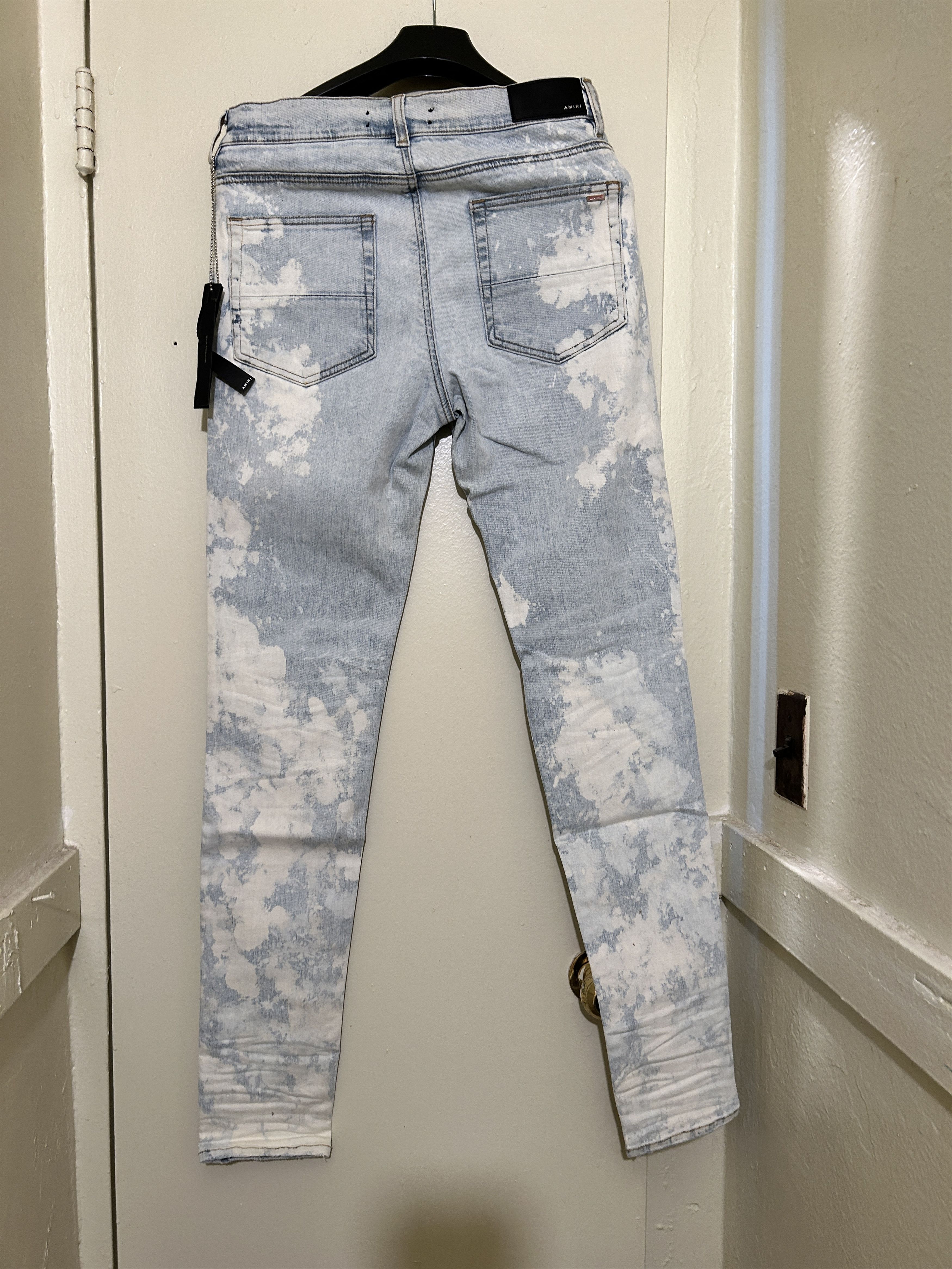 Amiri Amiri Blue Bleached Crystal Gradient Jeans Size US 36 / EU 52 - 5 Thumbnail