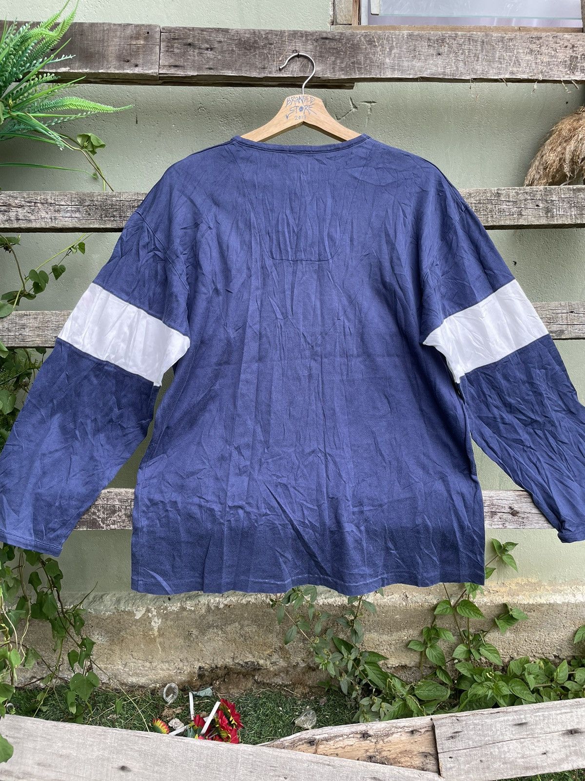 Burberry × Designer × Vintage RARE Vintage Burberry Spell Out Logo Japan Long Sleeve Size US M / EU 48-50 / 2 - 10 Thumbnail