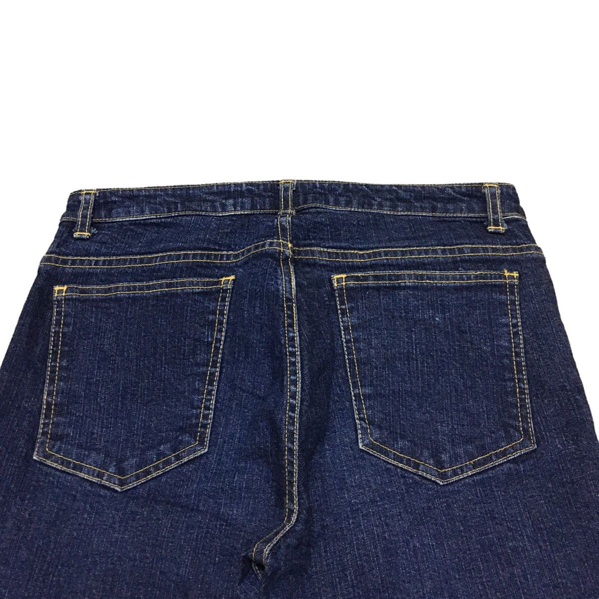 If Six Was Nine Rare Vintage Japanese Brand Kazamidori Flared Jeans 1990s Size US 28 / EU 44 - 4 Thumbnail