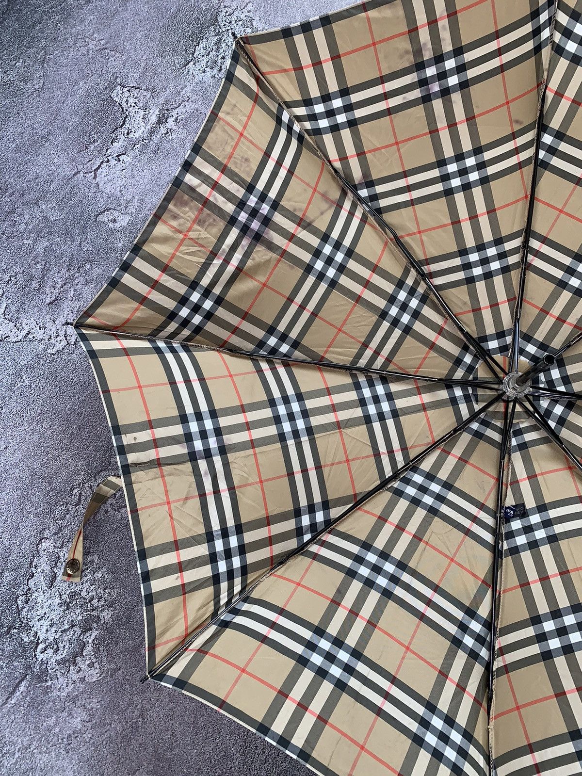Burberry × Vintage Burberry’s novacheck vintage umbrella NEEDS REPAIR Y2k Size ONE SIZE - 8 Thumbnail