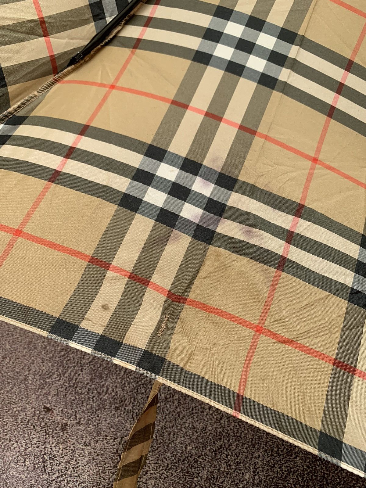 Burberry × Vintage Burberry’s novacheck vintage umbrella NEEDS REPAIR Y2k Size ONE SIZE - 14 Thumbnail