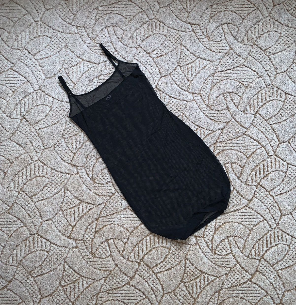 Dolce & Gabbana Dolce & Gabbana mesh dress black luxury y2k 90s shirt D&G Size S / US 4 / IT 40 - 4 Thumbnail