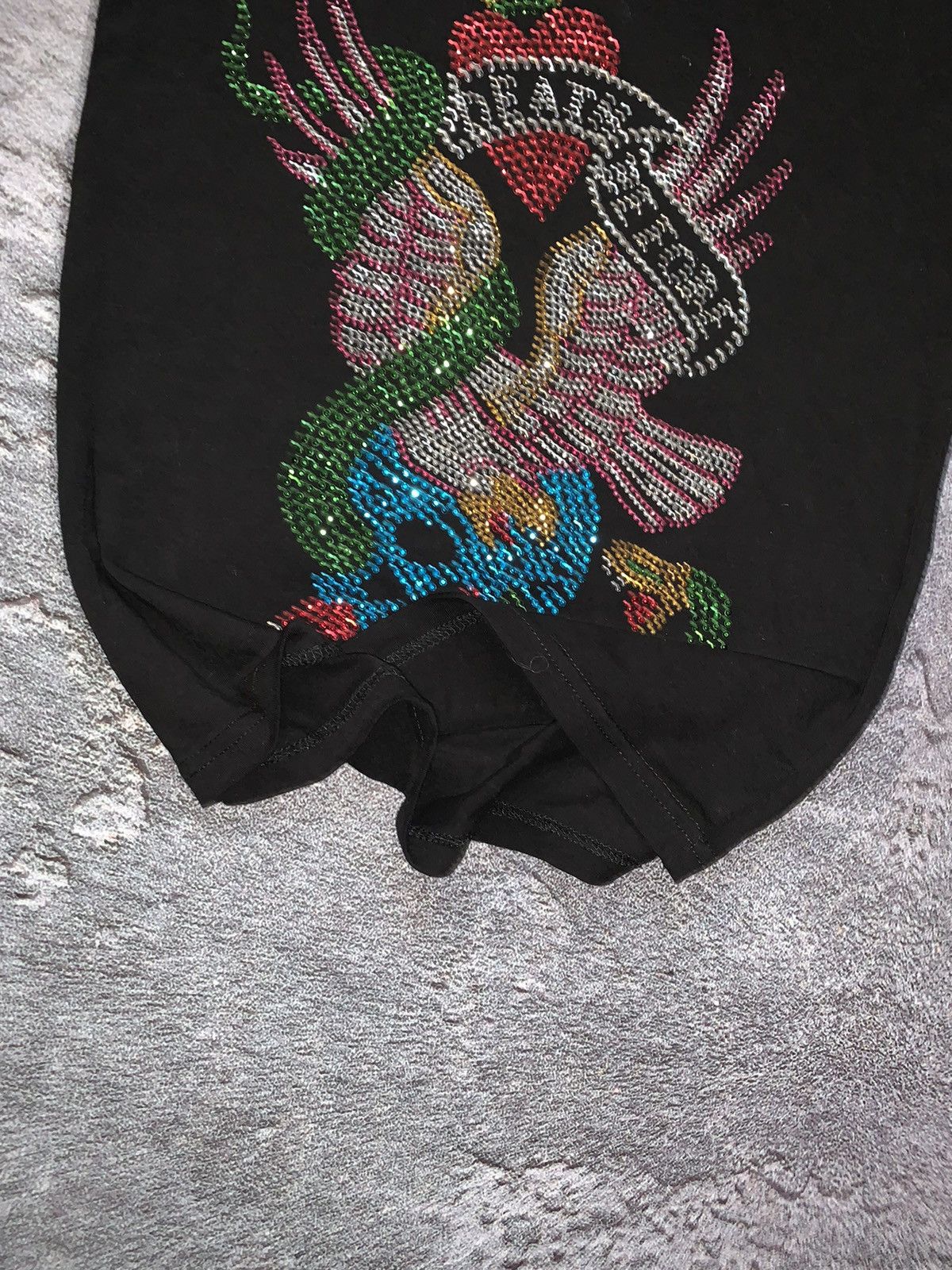 Christian Audigier × Ed Hardy × Japanese Brand Vintage Ed hardy by Christian audigier women’s tee T-shirt Size S / US 4 / IT 40 - 3 Thumbnail