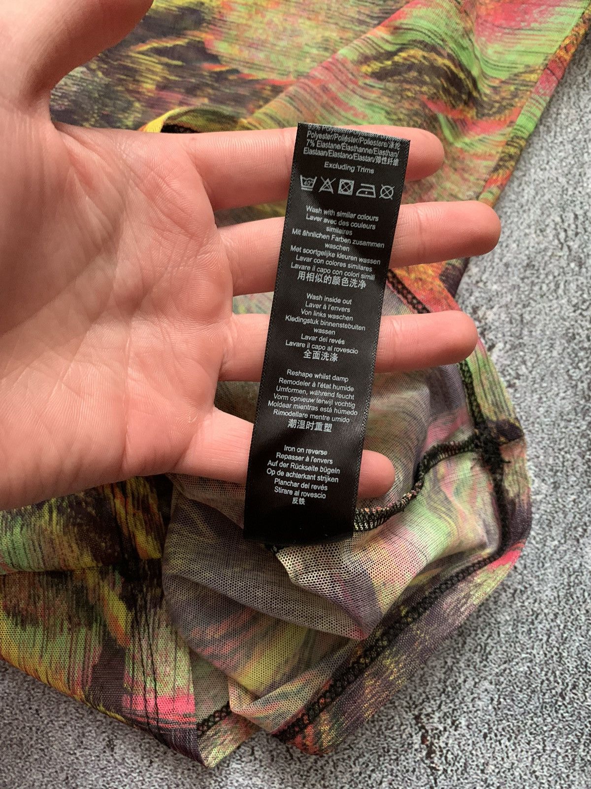 Japanese Brand × Jean Paul Gaultier Mesh top long sleeve motive like Jean Paul Gaultier acid Size XS / US 0-2 / IT 36-38 - 8 Thumbnail