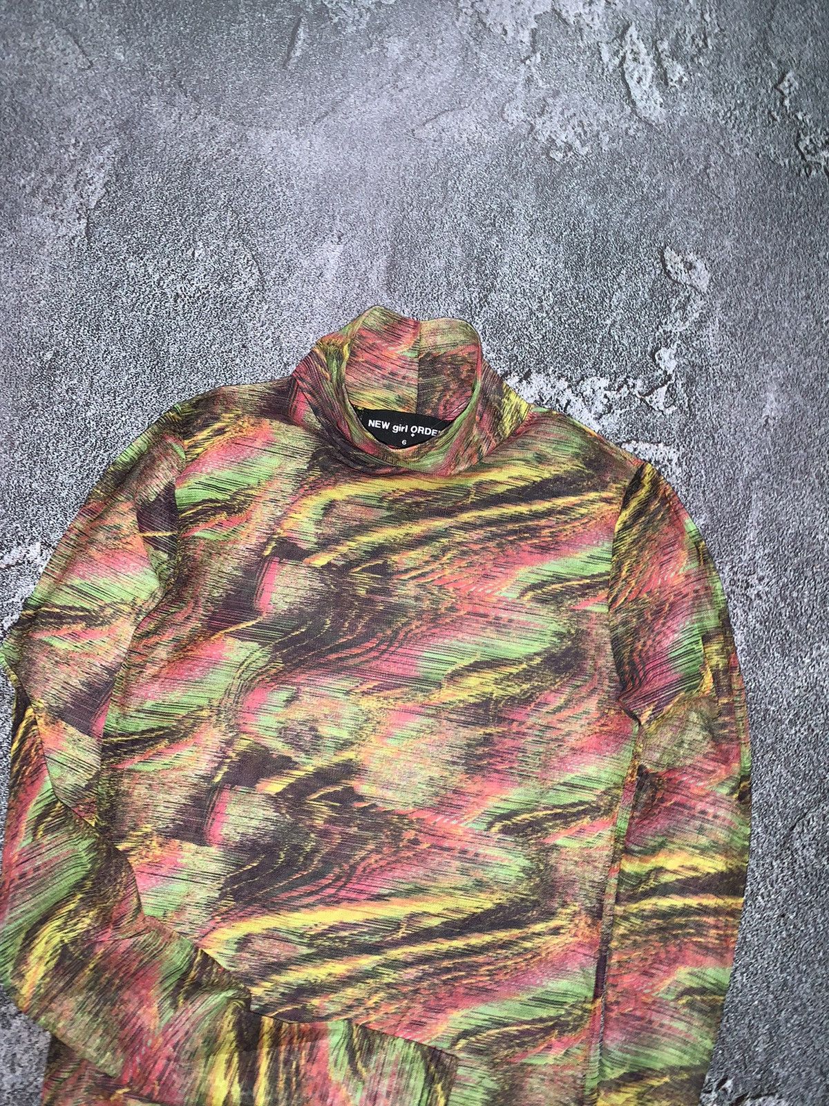 Japanese Brand × Jean Paul Gaultier Mesh top long sleeve motive like Jean Paul Gaultier acid Size XS / US 0-2 / IT 36-38 - 3 Thumbnail