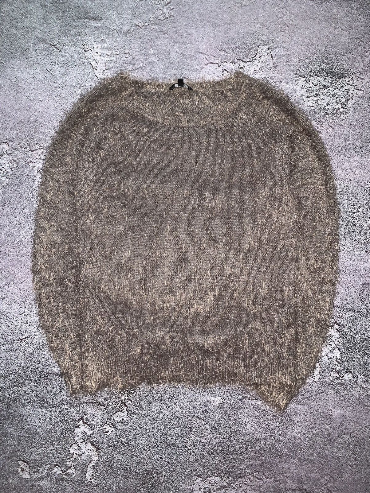 Japanese Brand Japanese mohair teddy fuzzy sweater fluffy shag shaggy hairy Size S / US 4 / IT 40 - 6 Thumbnail