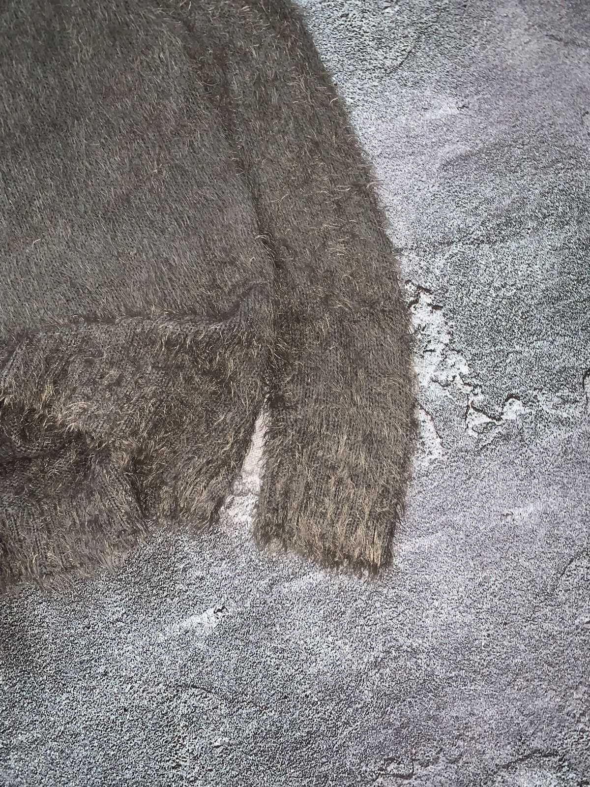 Japanese Brand Japanese mohair teddy fuzzy sweater fluffy shag shaggy hairy Size S / US 4 / IT 40 - 4 Thumbnail