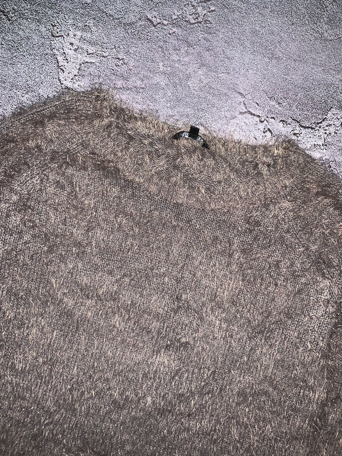 Japanese Brand Japanese mohair teddy fuzzy sweater fluffy shag shaggy hairy Size S / US 4 / IT 40 - 5 Thumbnail