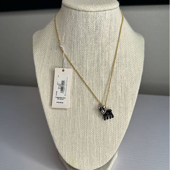 Kate spade french bulldog necklace hotsell