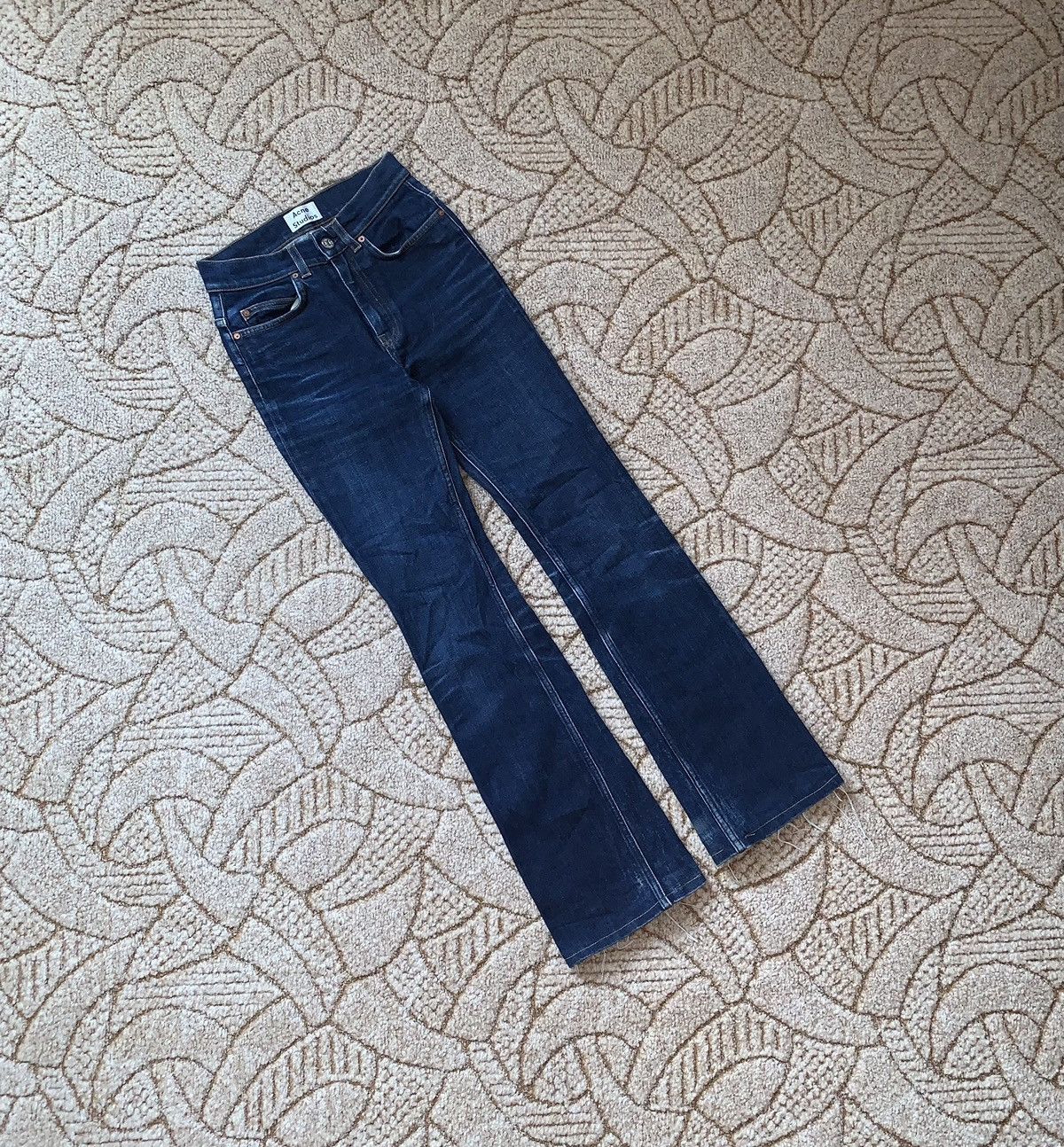 Acne Studios × Vintage Acne studios 24/32 lira one flared denim pants jeans chinos Size 24" / US 00 / IT 34 - 15 Thumbnail