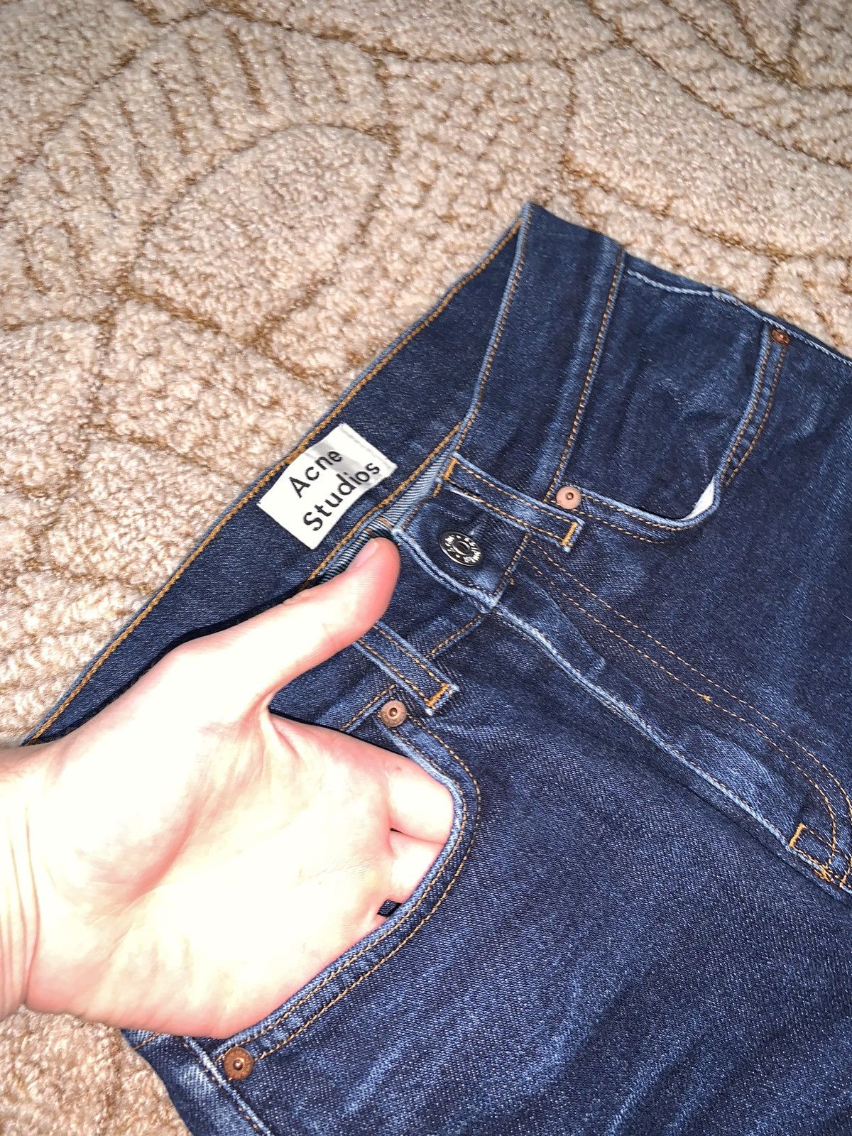 Acne Studios × Vintage Acne studios 24/32 lira one flared denim pants jeans chinos Size 24" / US 00 / IT 34 - 19 Thumbnail
