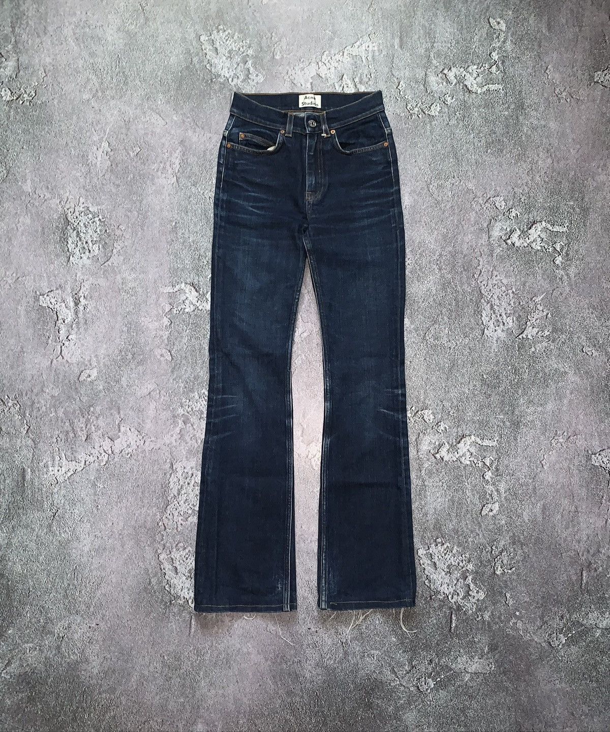 Acne Studios × Vintage Acne studios 24/32 lira one flared denim pants jeans chinos Size 24" / US 00 / IT 34 - 1 Thumbnail
