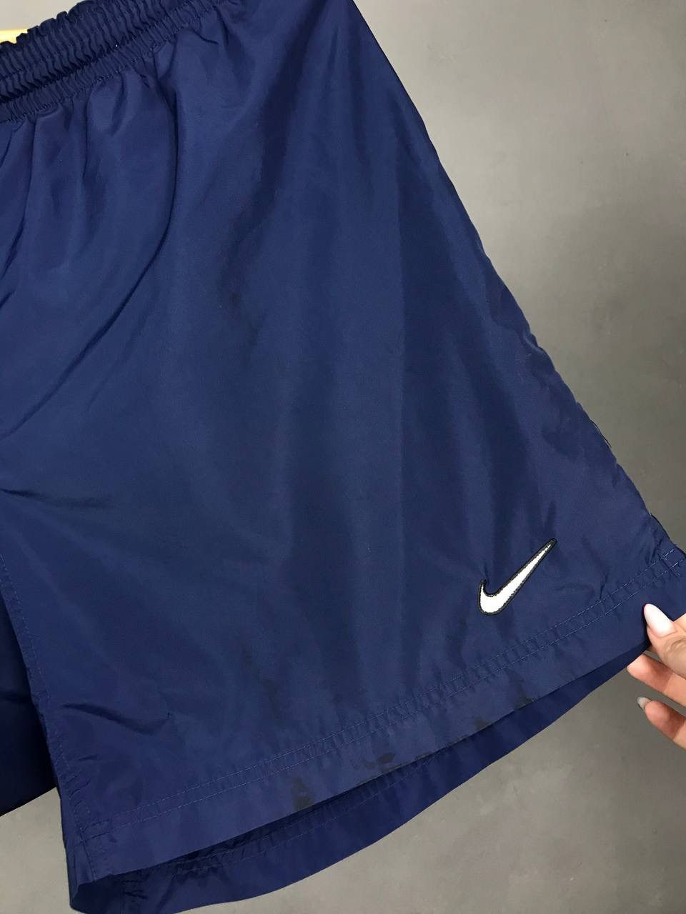 Nike × Vintage Nike swoosh streetwear vintage shorts Size US 36 / EU 52 - 4 Thumbnail