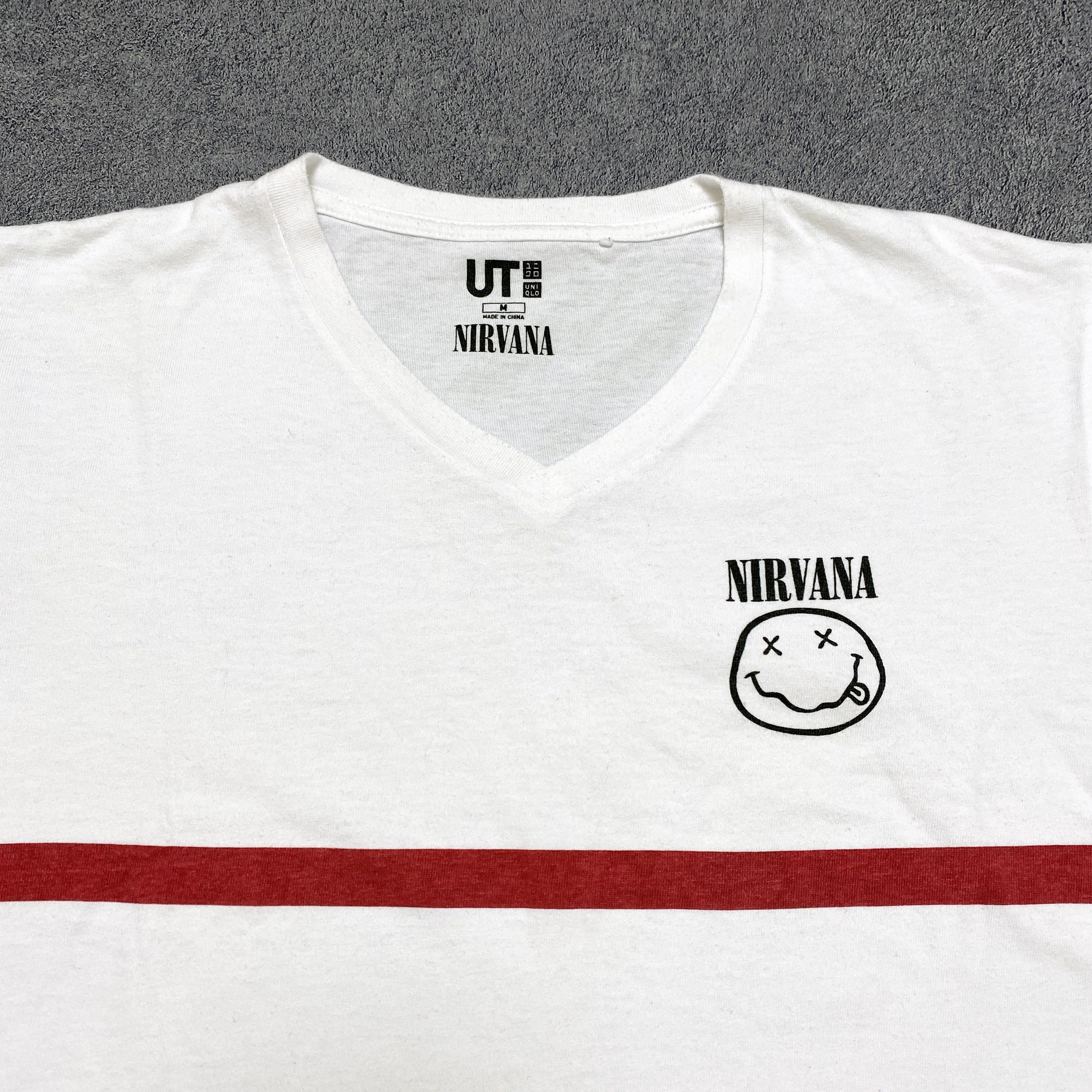 Rare Uniqlo x Nirvana Smiley Face T Shirt