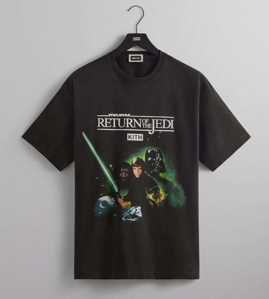 New Arrival kith star wars yoda Vintage tee - トップス