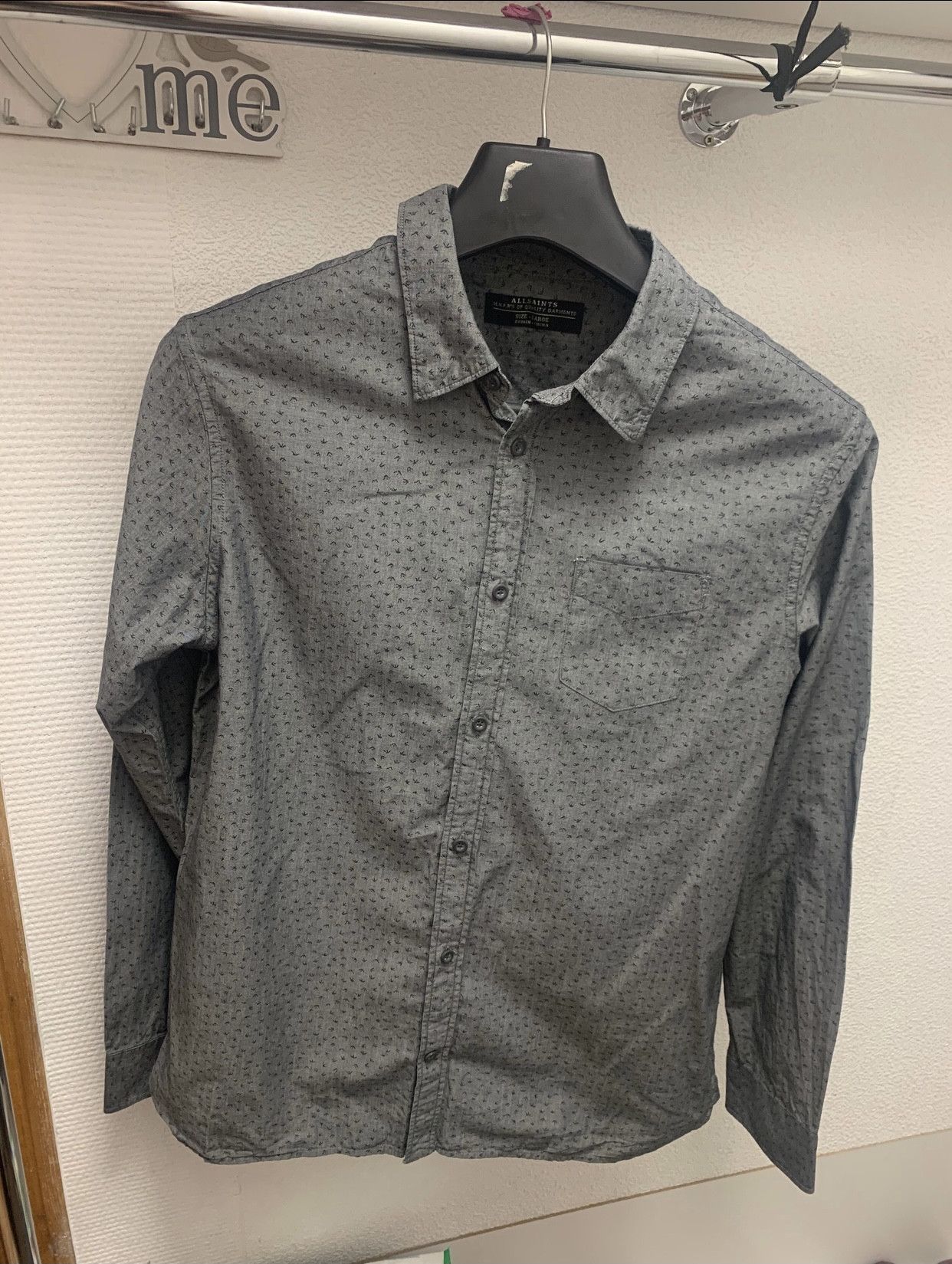 Allsaints Allsaints fullprint shirt longsleeve S size Size US S / EU 44-46 / 1 - 1 Thumbnail