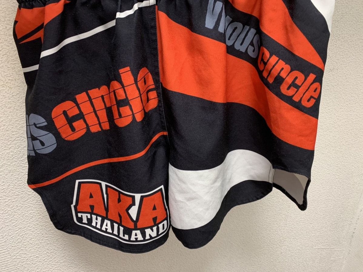 Japanese Brand Aka Thailand MMA fitness MuayThai Thai boxing shorts 32 M sz Size US 32 / EU 48 - 5 Thumbnail