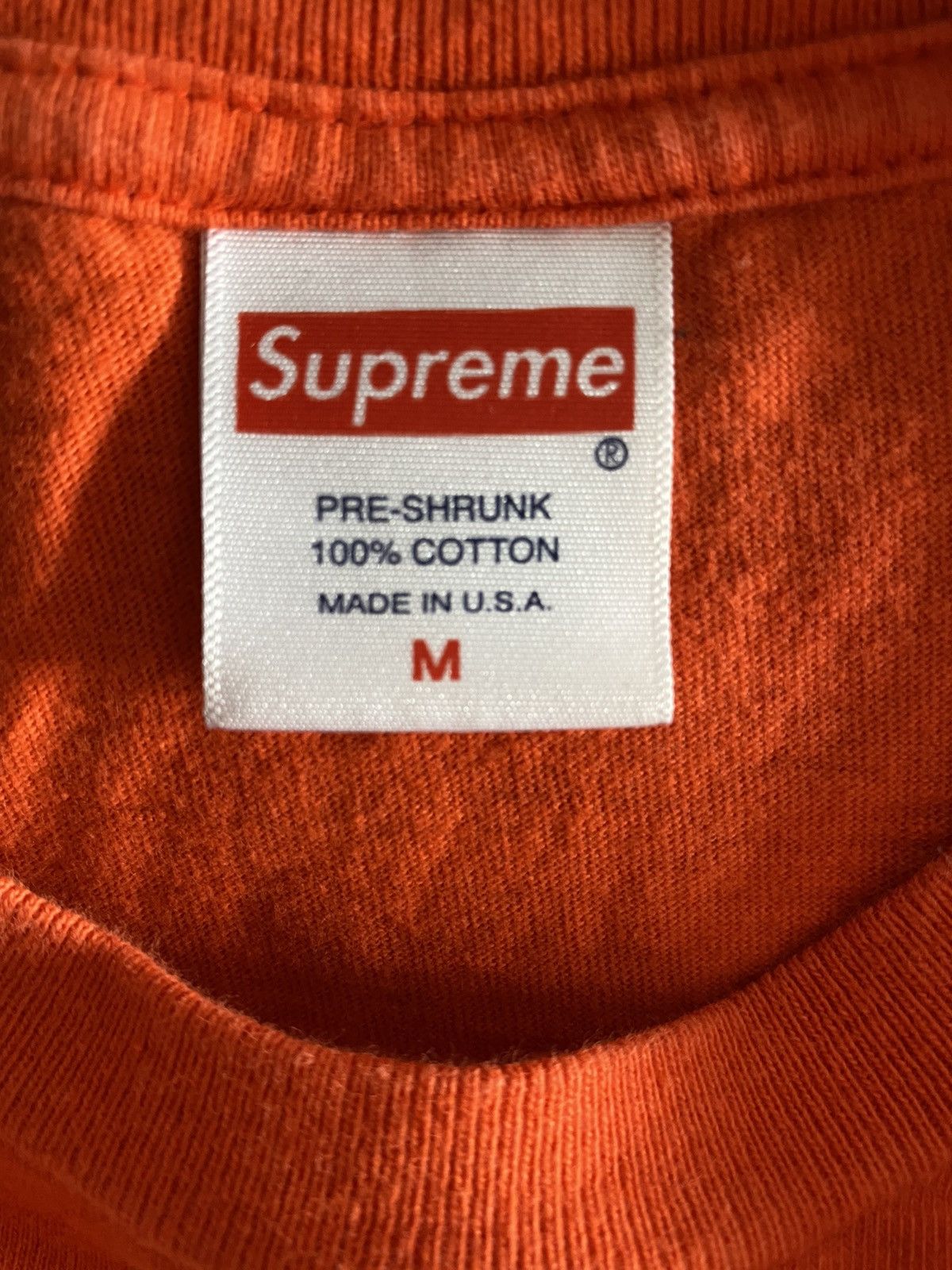 Supreme FW17 Supreme Arabic Logo L/S Orange Size US M / EU 48-50 / 2 - 3 Thumbnail