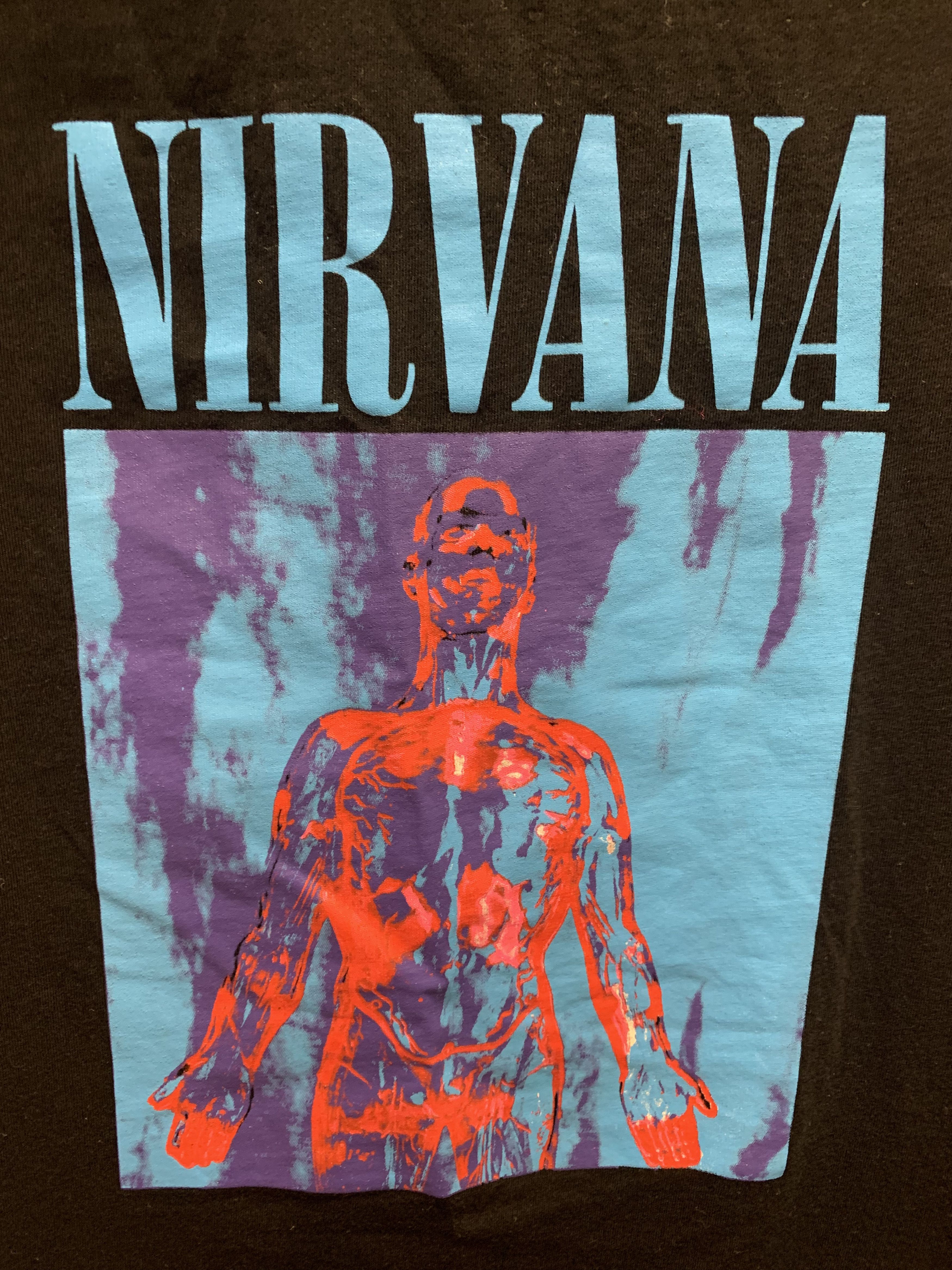 Band Tees Nirvana big logo t-shirt M black band rock tee Size US M / EU 48-50 / 2 - 2 Thumbnail