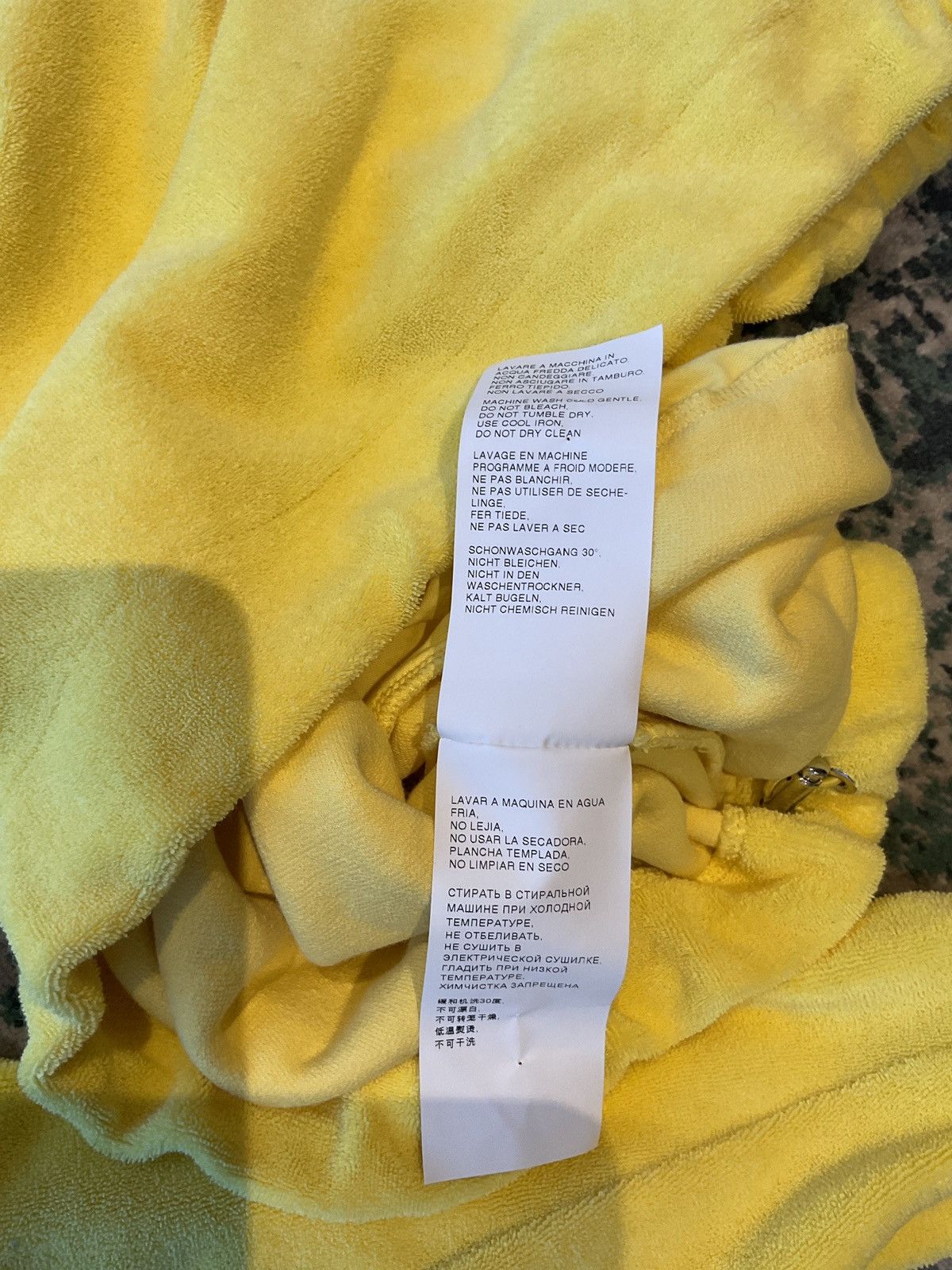 1017 alyx 9sm SS22 towelling hoodie