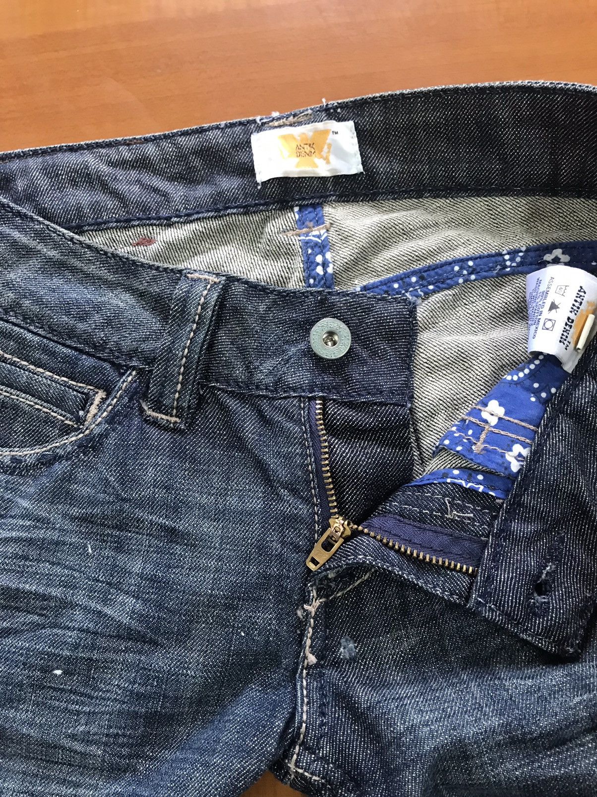 Antik Denim ANTIK DENIM Skinny Flared Jeans Size 25" / US 0 / IT 36 - 17 Thumbnail