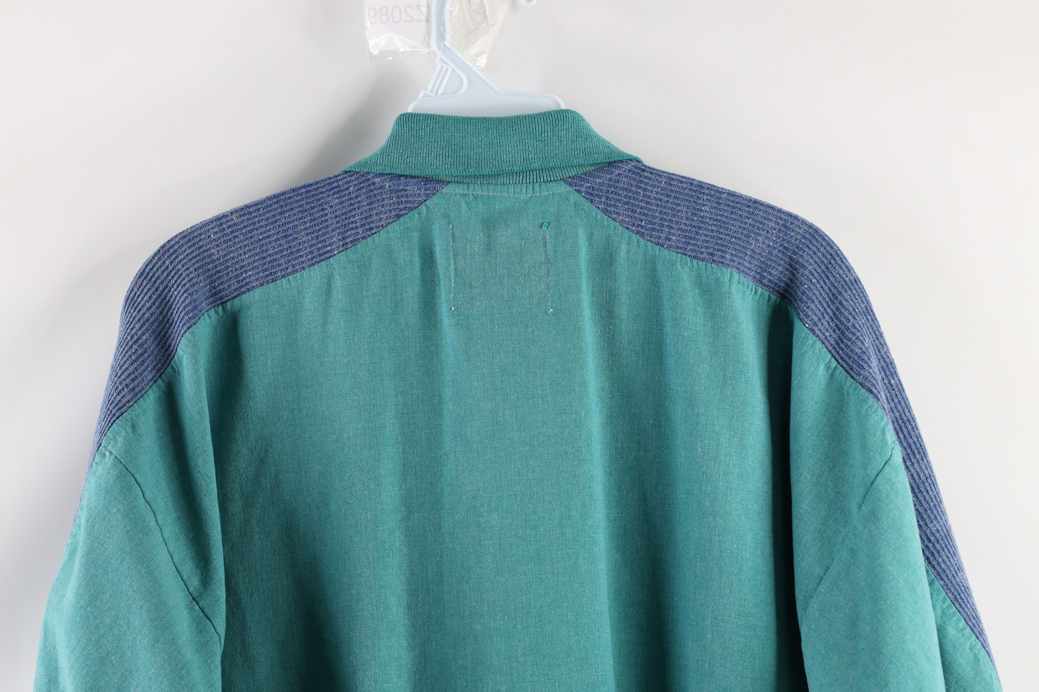 Vintage Vintage 90s Streetwear Block Collared Pullover Polo Shirt Size US M / EU 48-50 / 2 - 6 Thumbnail