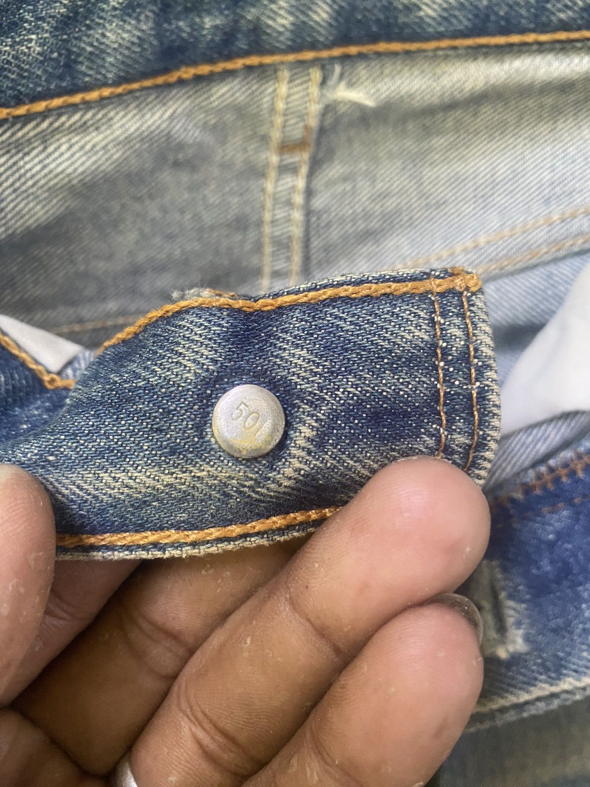 Levi's LEVIS 501 DISTRESSED VINTAGE DENIM Size US 32 / EU 48 - 8 Thumbnail