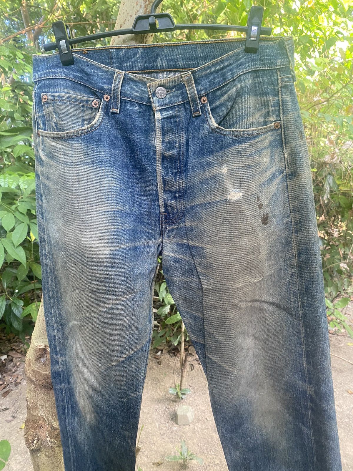 Levi's LEVIS 501 DISTRESSED VINTAGE DENIM Size US 32 / EU 48 - 2 Thumbnail