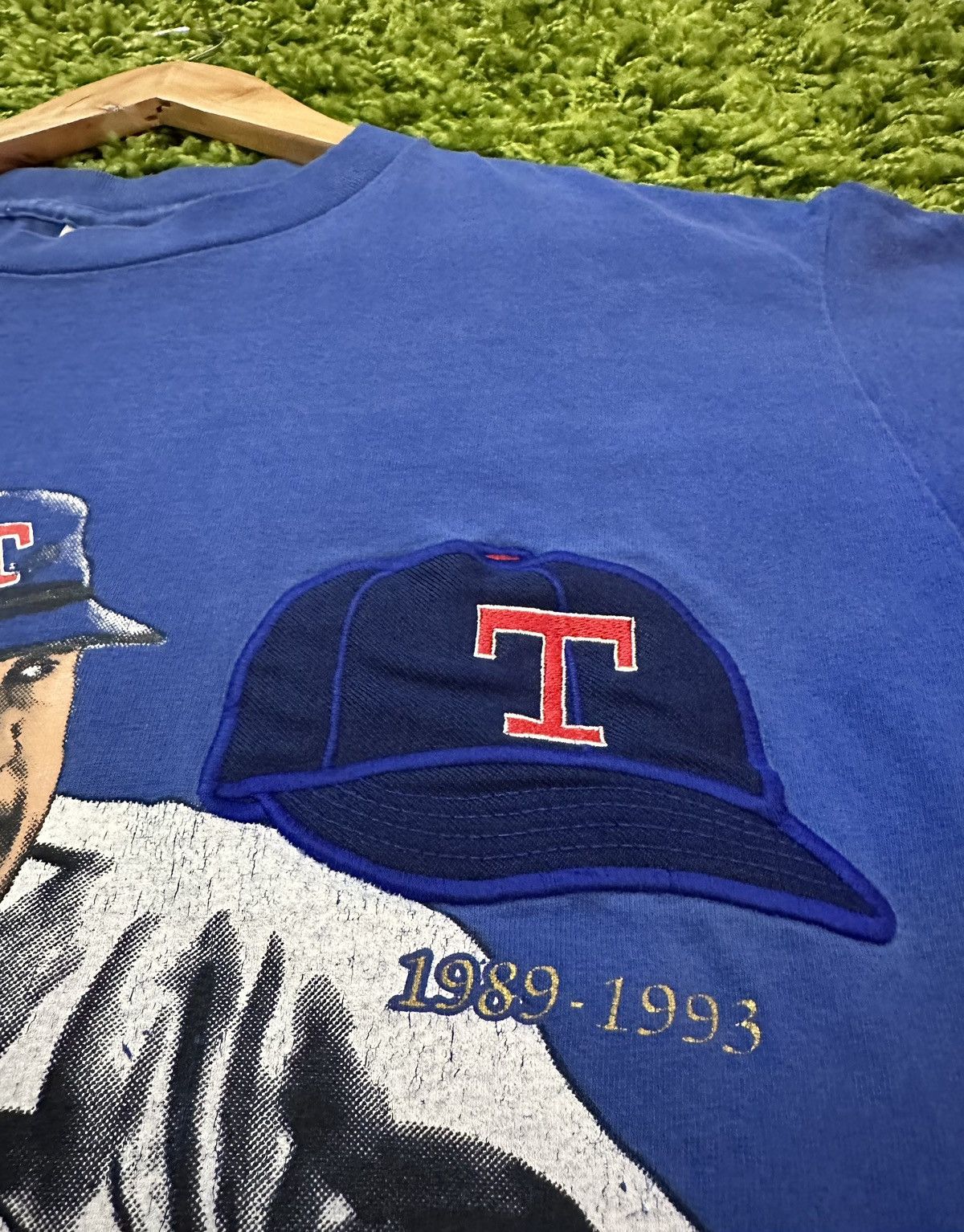 MLB × Vintage 🔥Vintage 1993 Nolan Ryan MLB Tee Texas New York LA Size US M / EU 48-50 / 2 - 4 Thumbnail