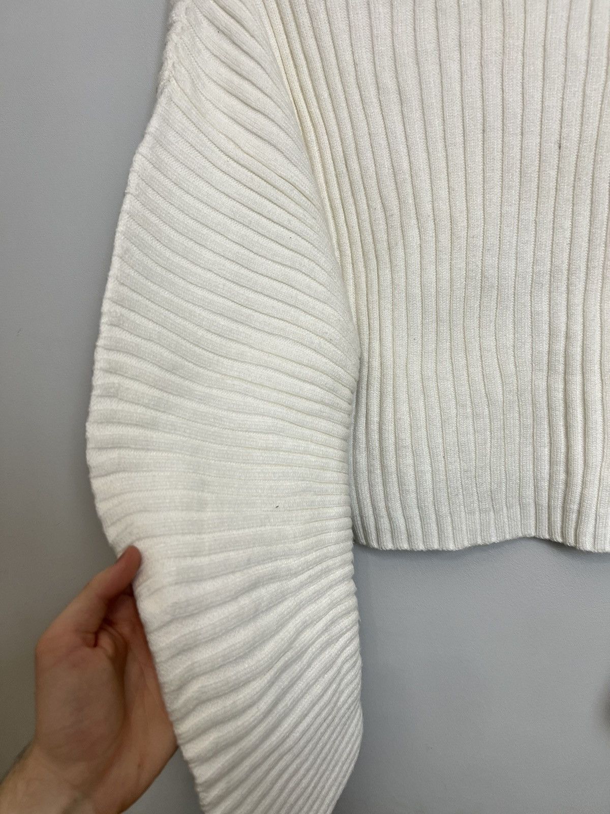 Vintage Vintage Japanese Knit Cropped Sweater Issey Miyake Style Size ONE SIZE - 3 Thumbnail