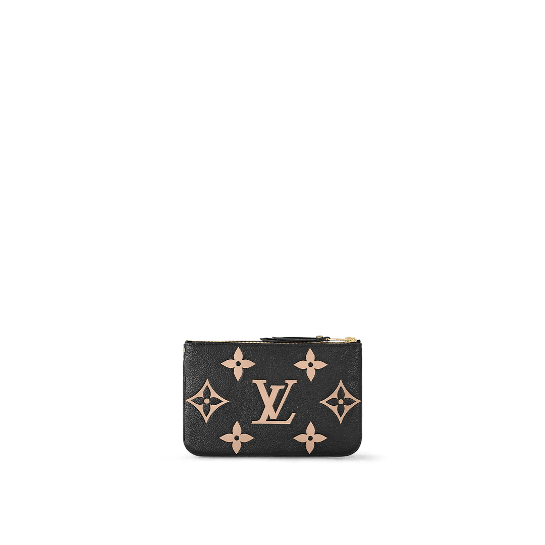 Pochette Double Zip On Strap