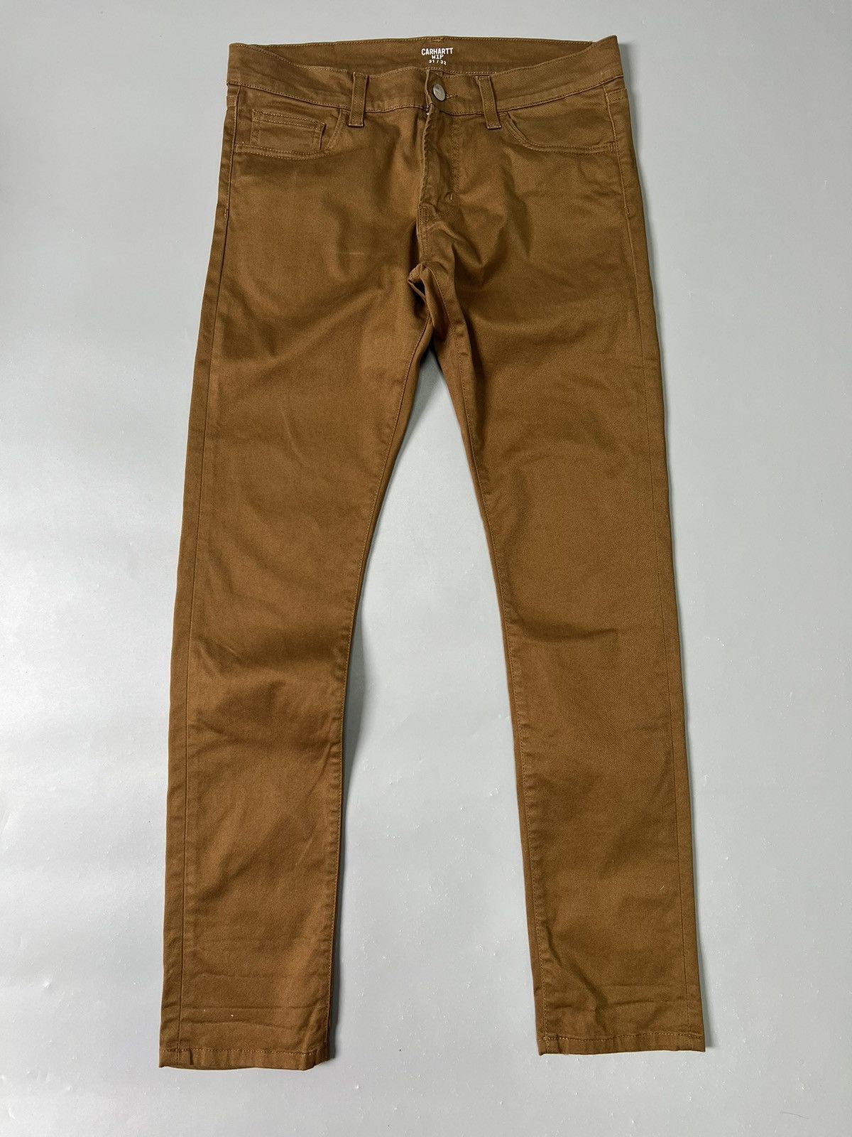 Carhartt × Carhartt Wip Skinny Jeans Carhartt WIP Rebel Pant Brown y2k Size US 31 - 3 Thumbnail
