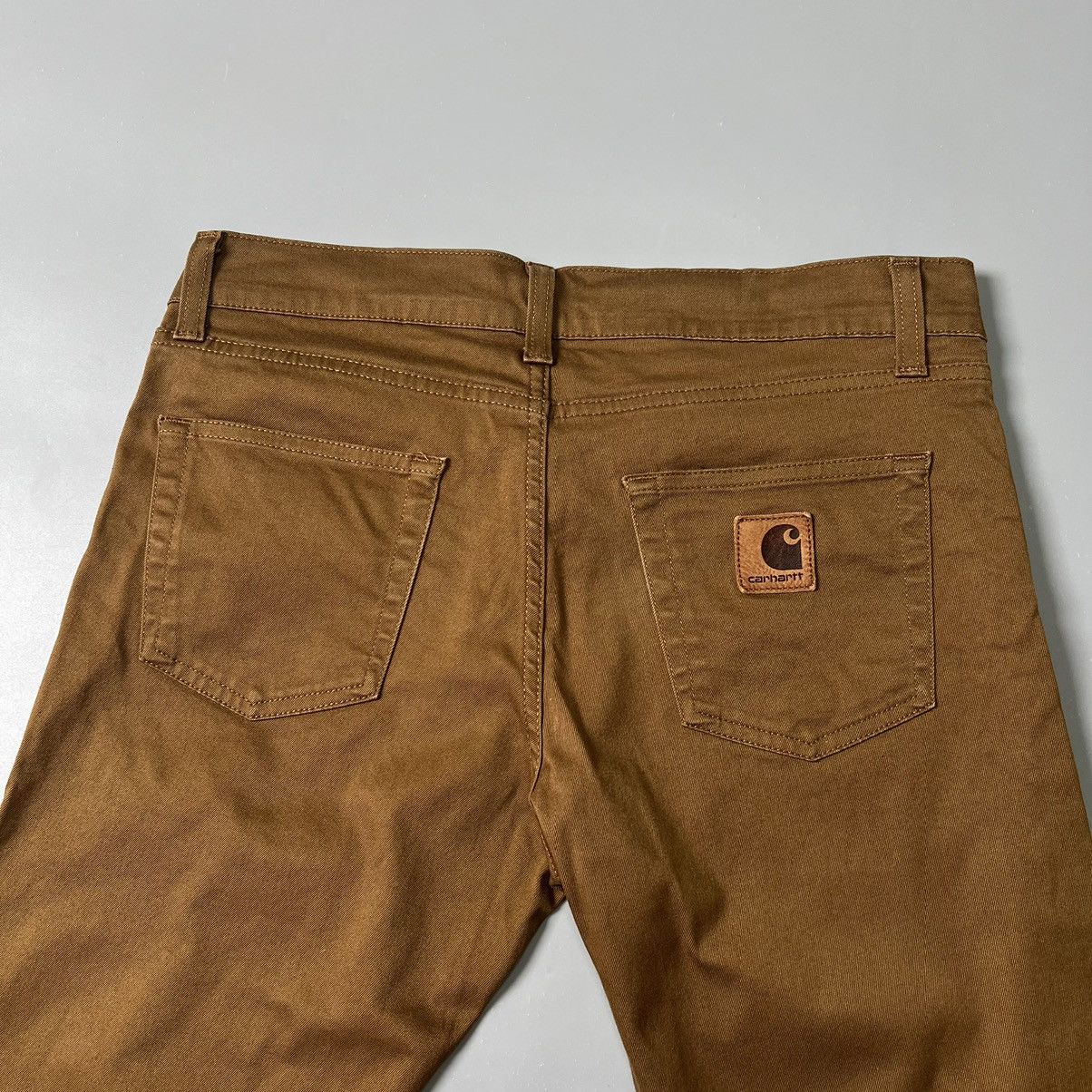 Carhartt × Carhartt Wip Skinny Jeans Carhartt WIP Rebel Pant Brown y2k Size US 31 - 4 Thumbnail