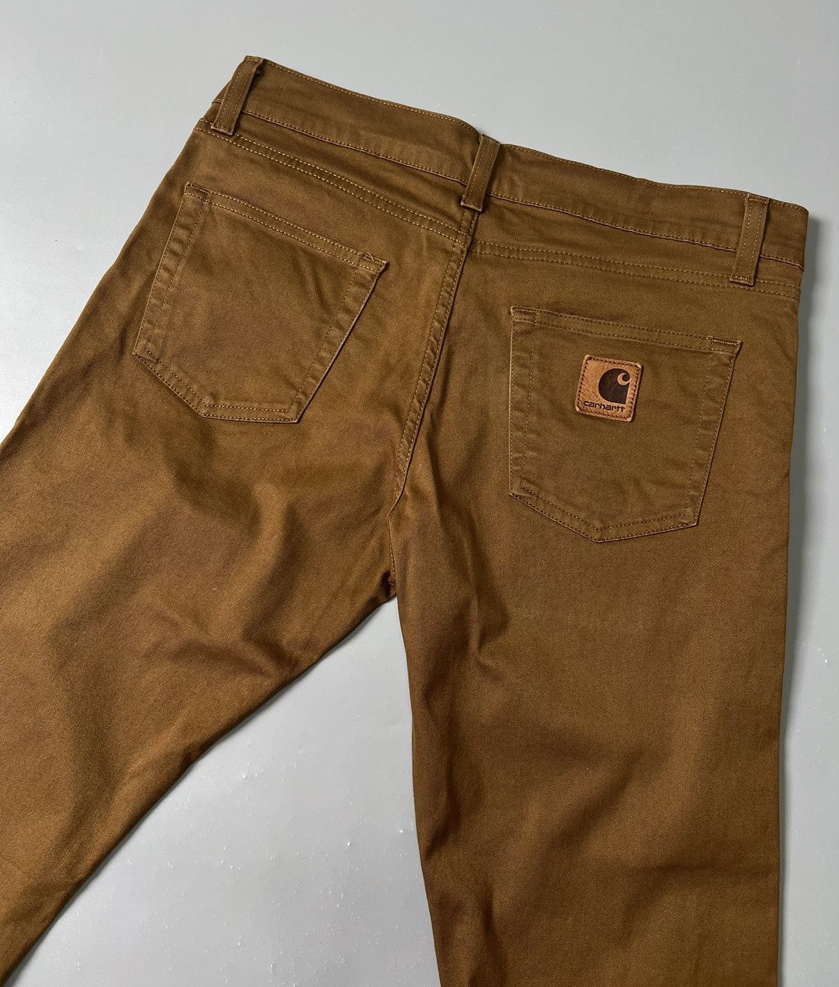 Carhartt × Carhartt Wip Skinny Jeans Carhartt WIP Rebel Pant Brown y2k Size US 31 - 2 Thumbnail