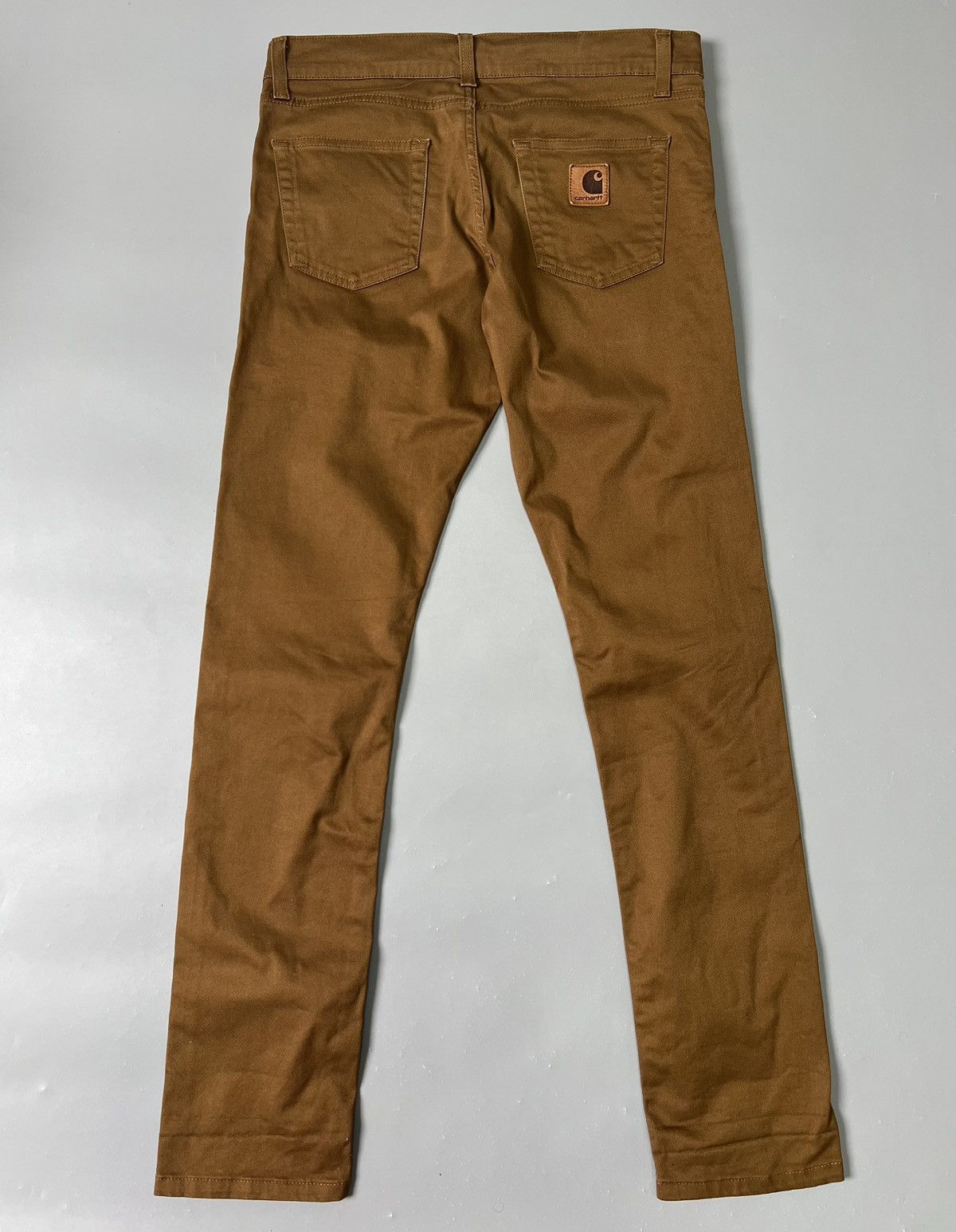Carhartt × Carhartt Wip Skinny Jeans Carhartt WIP Rebel Pant Brown y2k Size US 31 - 1 Thumbnail