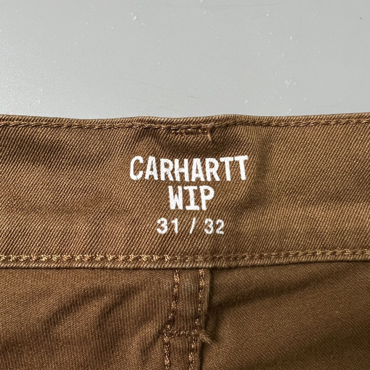 Carhartt × Carhartt Wip Skinny Jeans Carhartt WIP Rebel Pant Brown y2k Size US 31 - 14 Thumbnail