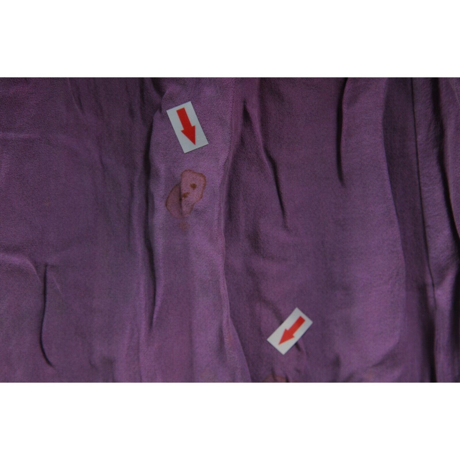 Balmain SS 08 Y2k Purple Tie Dye Silk Sun Maxi Long Dress Size S / US 4 / IT 40 - 21 Thumbnail