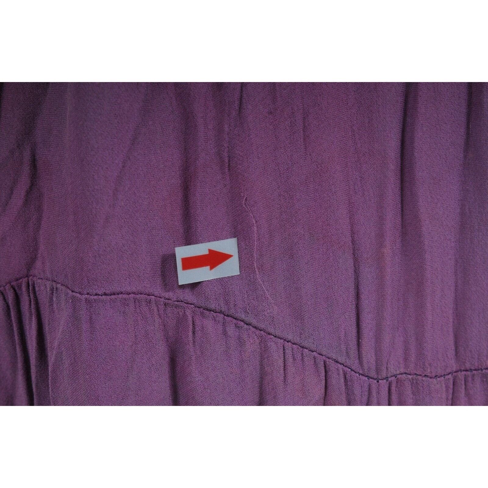 Balmain SS 08 Y2k Purple Tie Dye Silk Sun Maxi Long Dress Size S / US 4 / IT 40 - 19 Thumbnail