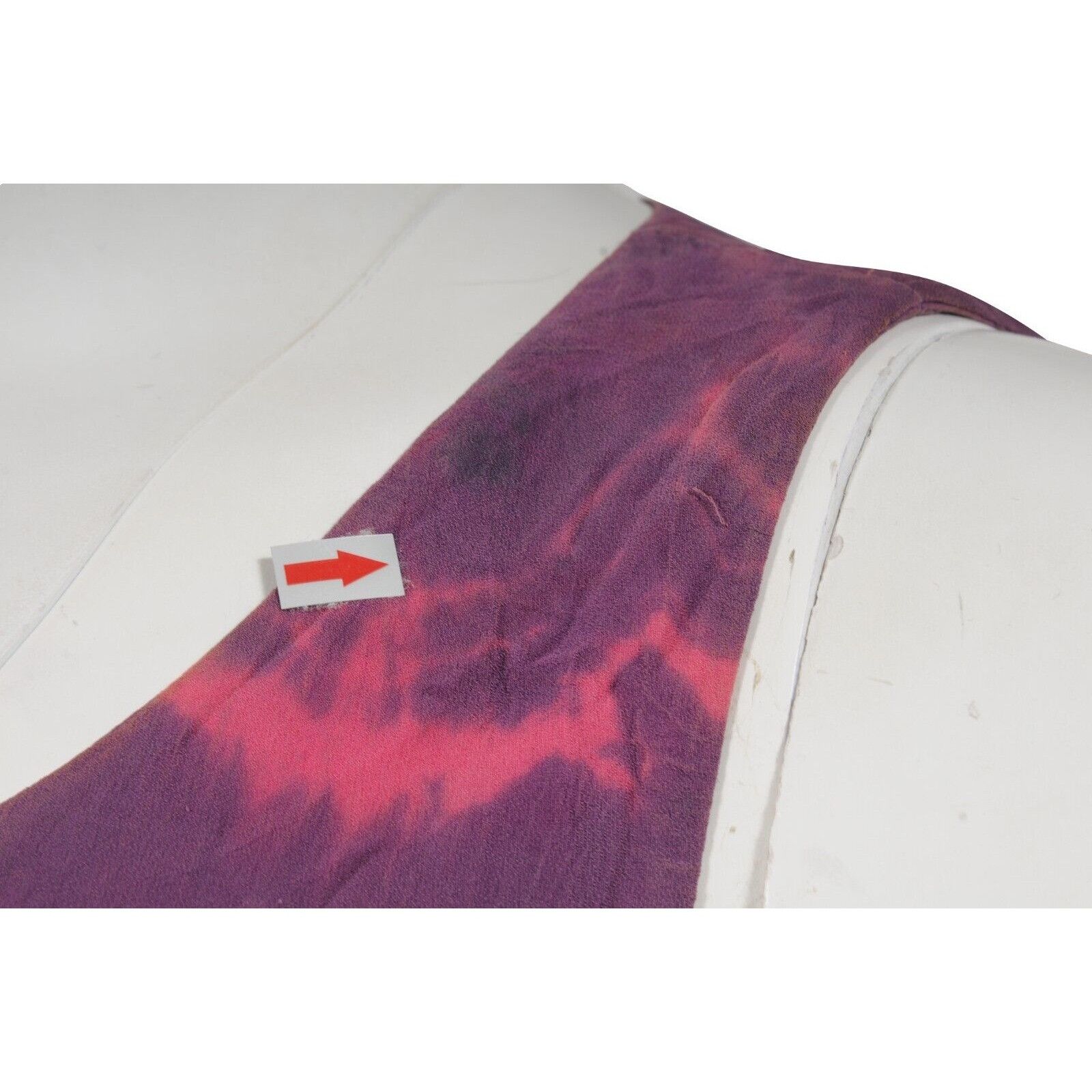 Balmain SS 08 Y2k Purple Tie Dye Silk Sun Maxi Long Dress Size S / US 4 / IT 40 - 17 Thumbnail