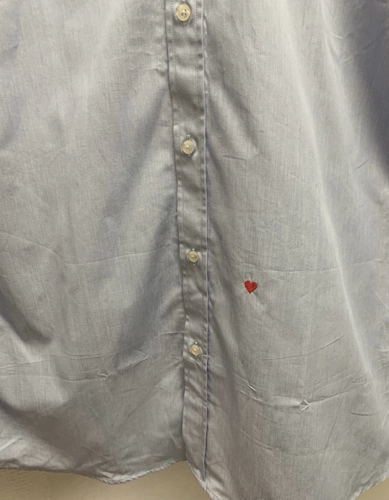 Moschino Moschino shirt longsleeve red heart L size luxury Size US L / EU 52-54 / 3 - 6 Thumbnail