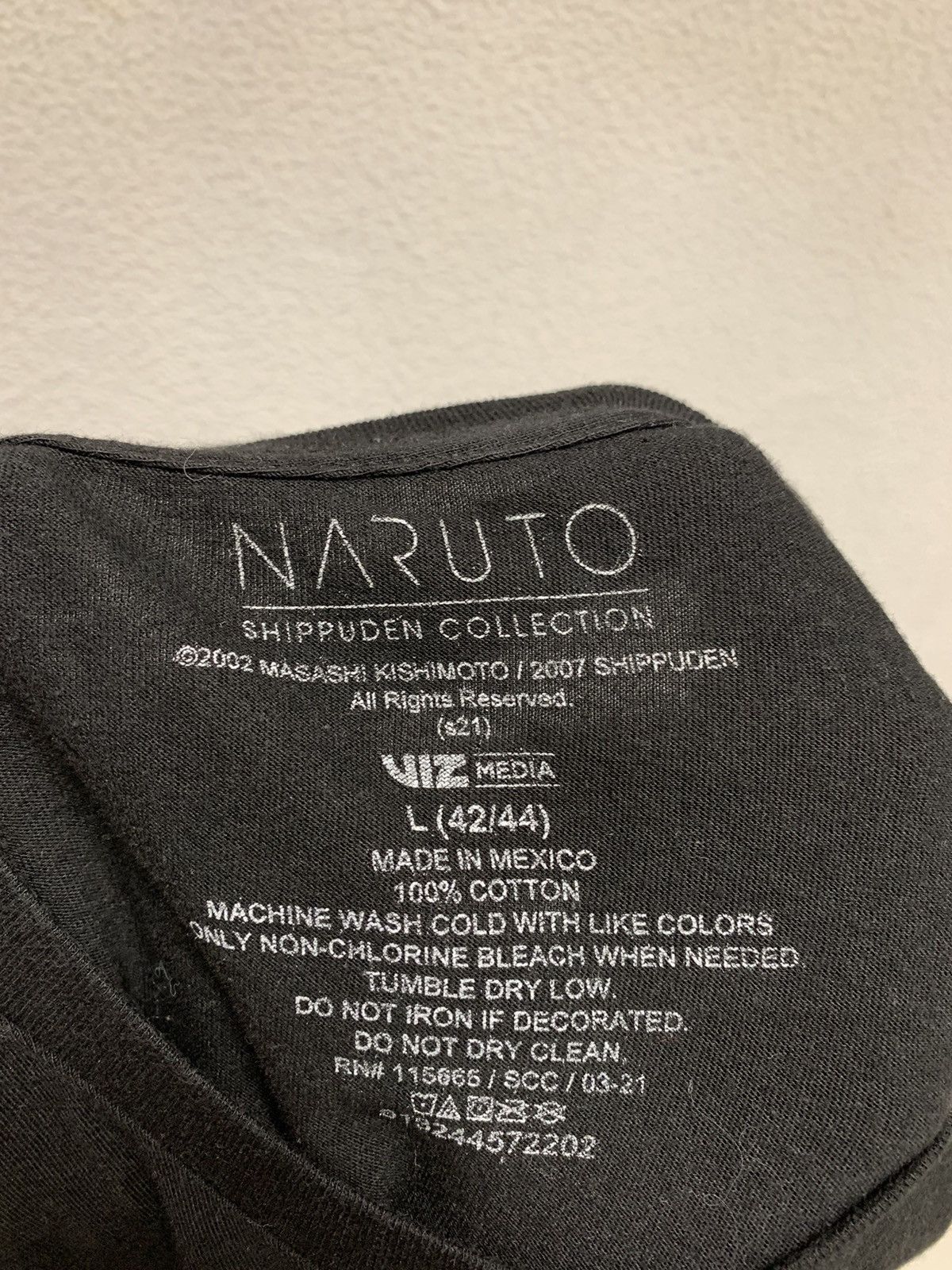 Anime Naruto anima Japanese brand t-shirt ichikaru L 2002 2021 Size US L / EU 52-54 / 3 - 5 Thumbnail