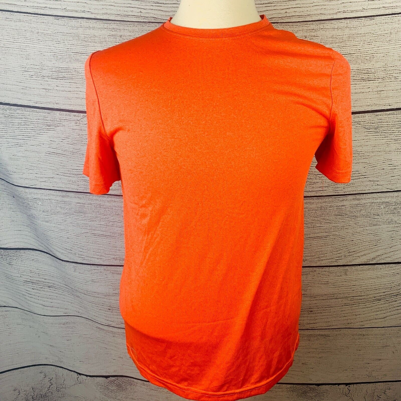 Russell Athletic Russel Mens Training Fit Athletic Shirt Orange Fresh