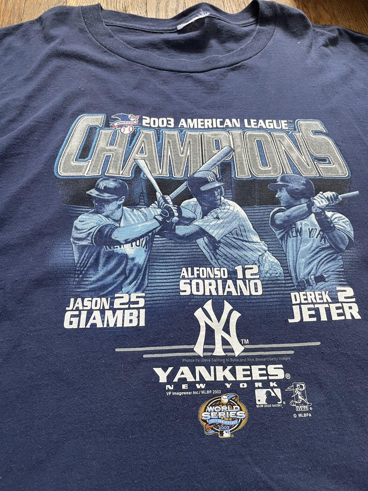 New York Yankees × Vintage Vintage Yankees Championship Tee Size US XXL / EU 58 / 5 - 2 Thumbnail